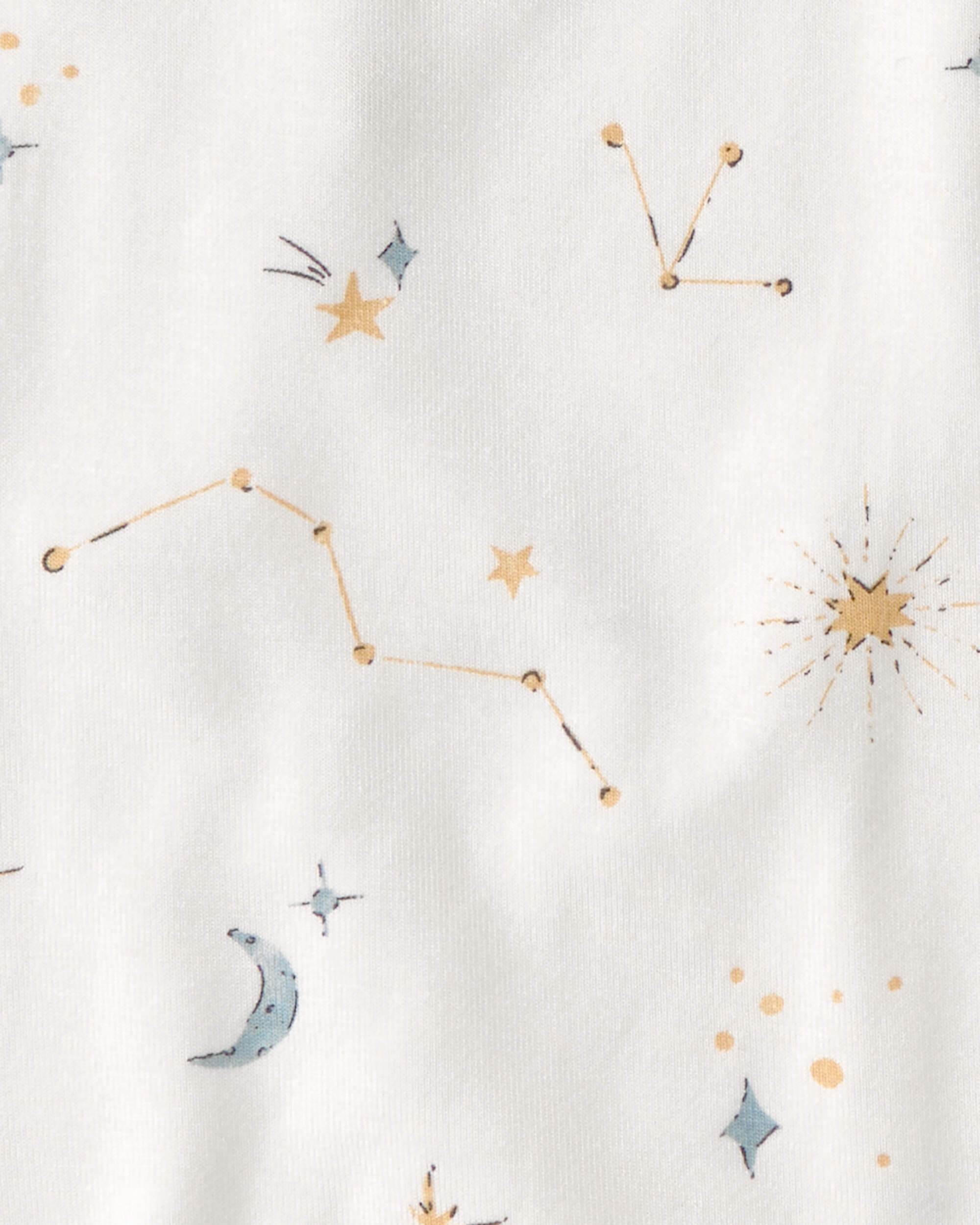 Baby 2-Pack Constellation PurelySoft Sleeper Gowns - Yellow/Ivory