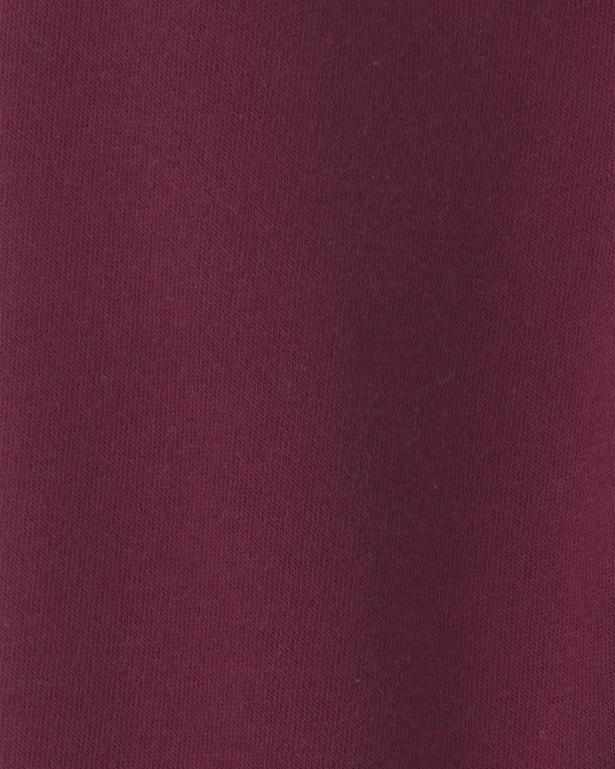 Toddler Boy Fleece Joggers - Burgundy