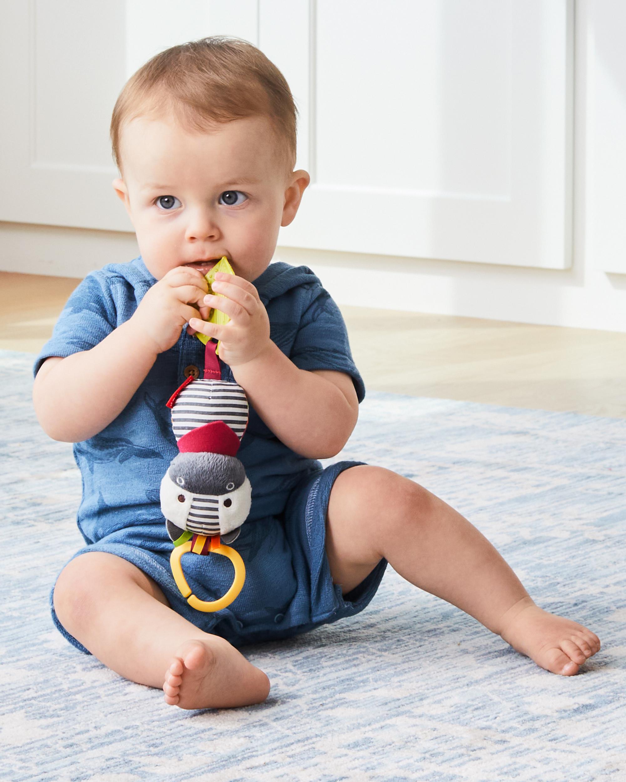 Baby Zebra Bandana Buddies Chime & Teethe Toy