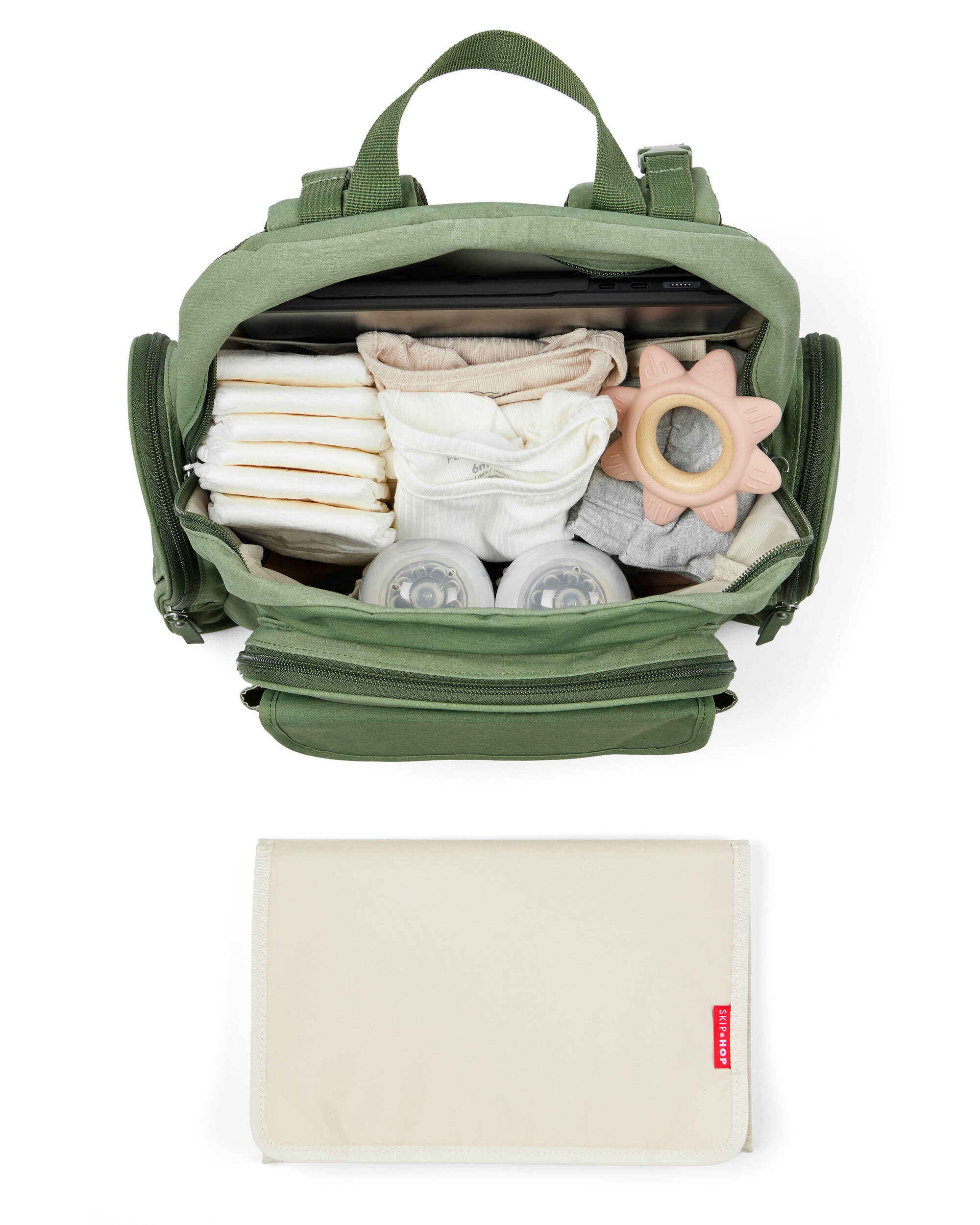 Luna Backpack Diaper Bag - Sage