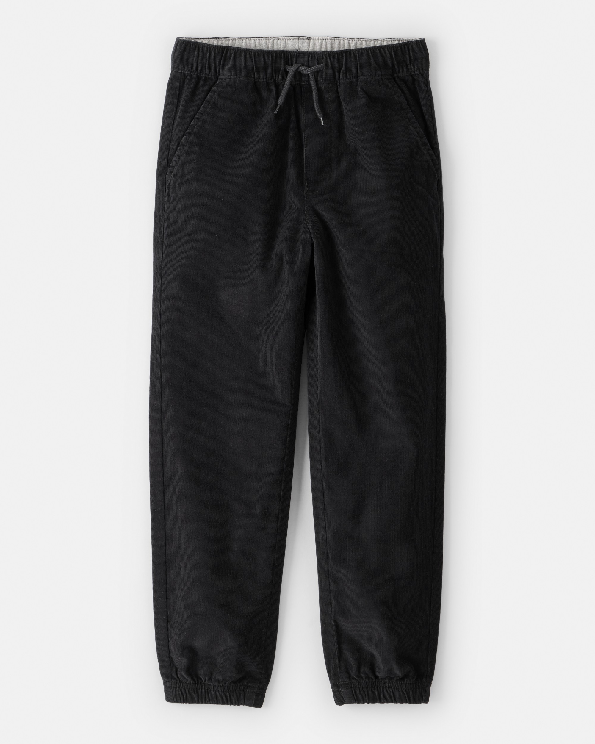 Boys Corduroy Joggers - Black
