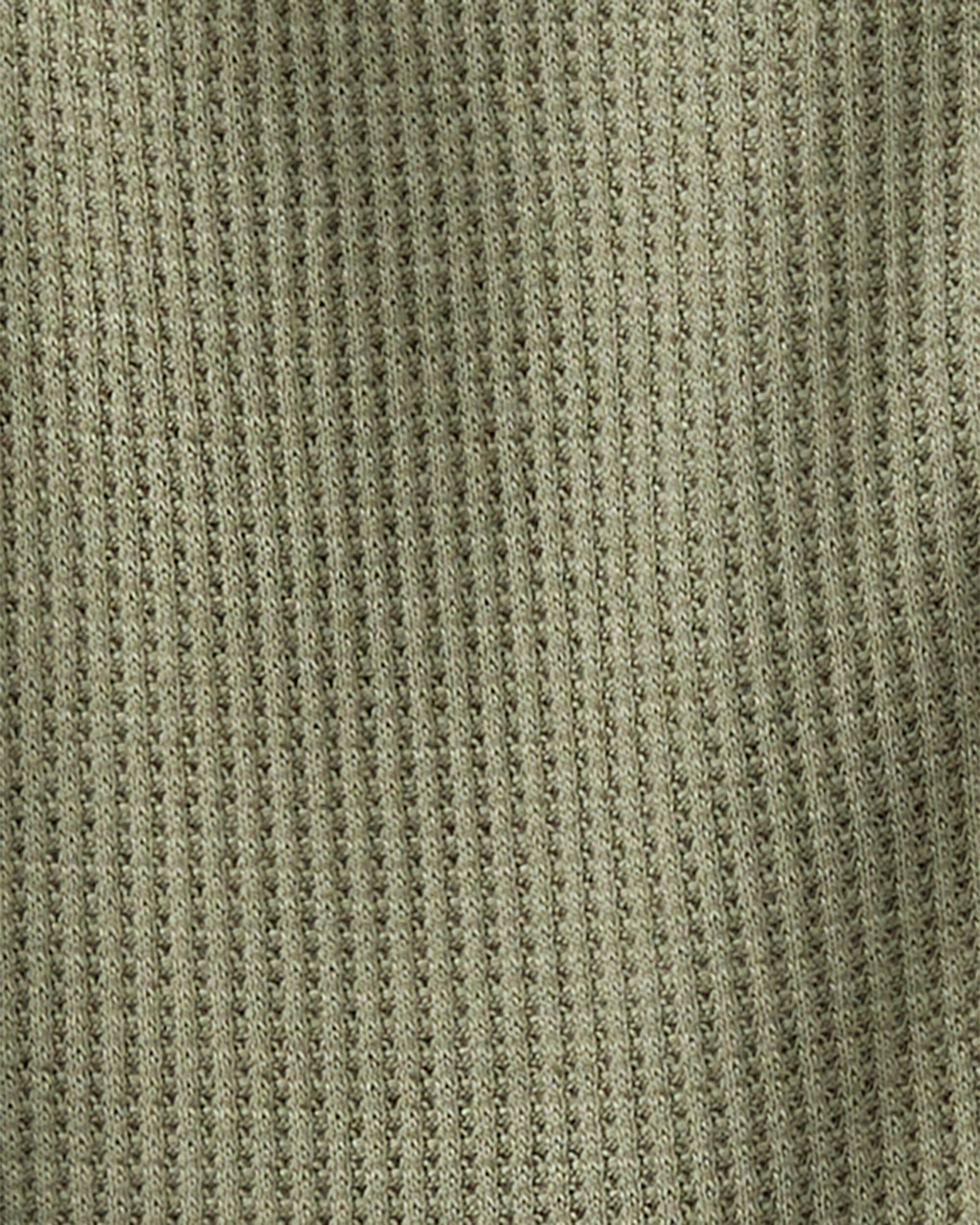 Baby Boy Solid 2-Way Zip PurelySoft Sleeper - Green