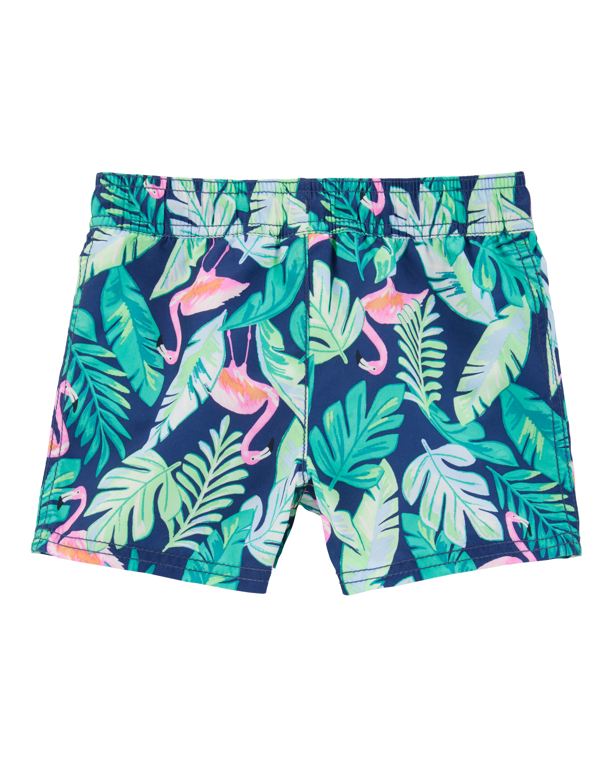 Toddler Boy Tropical Print Swim Trunks