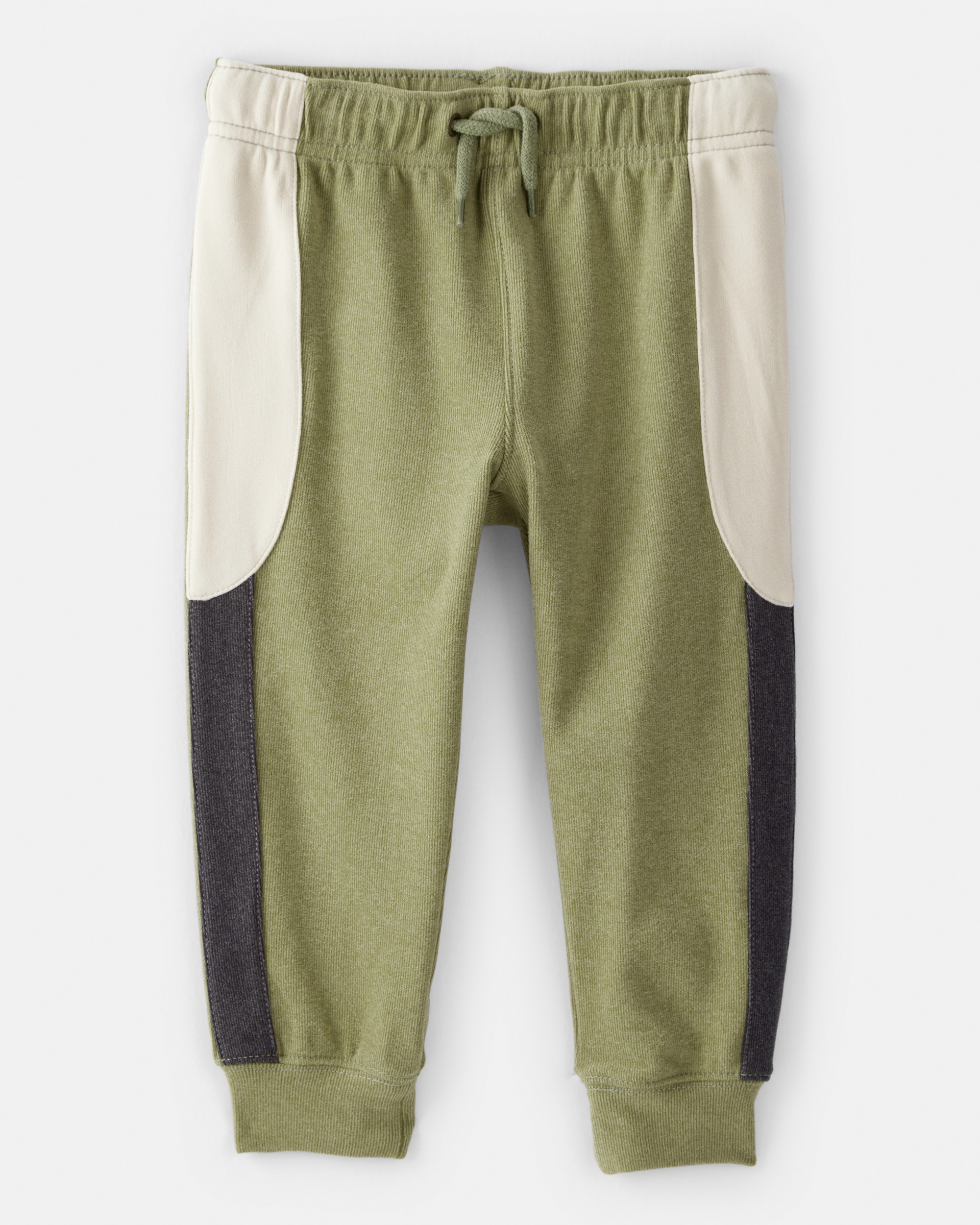 Toddler Boy Colourblock Joggers - Green