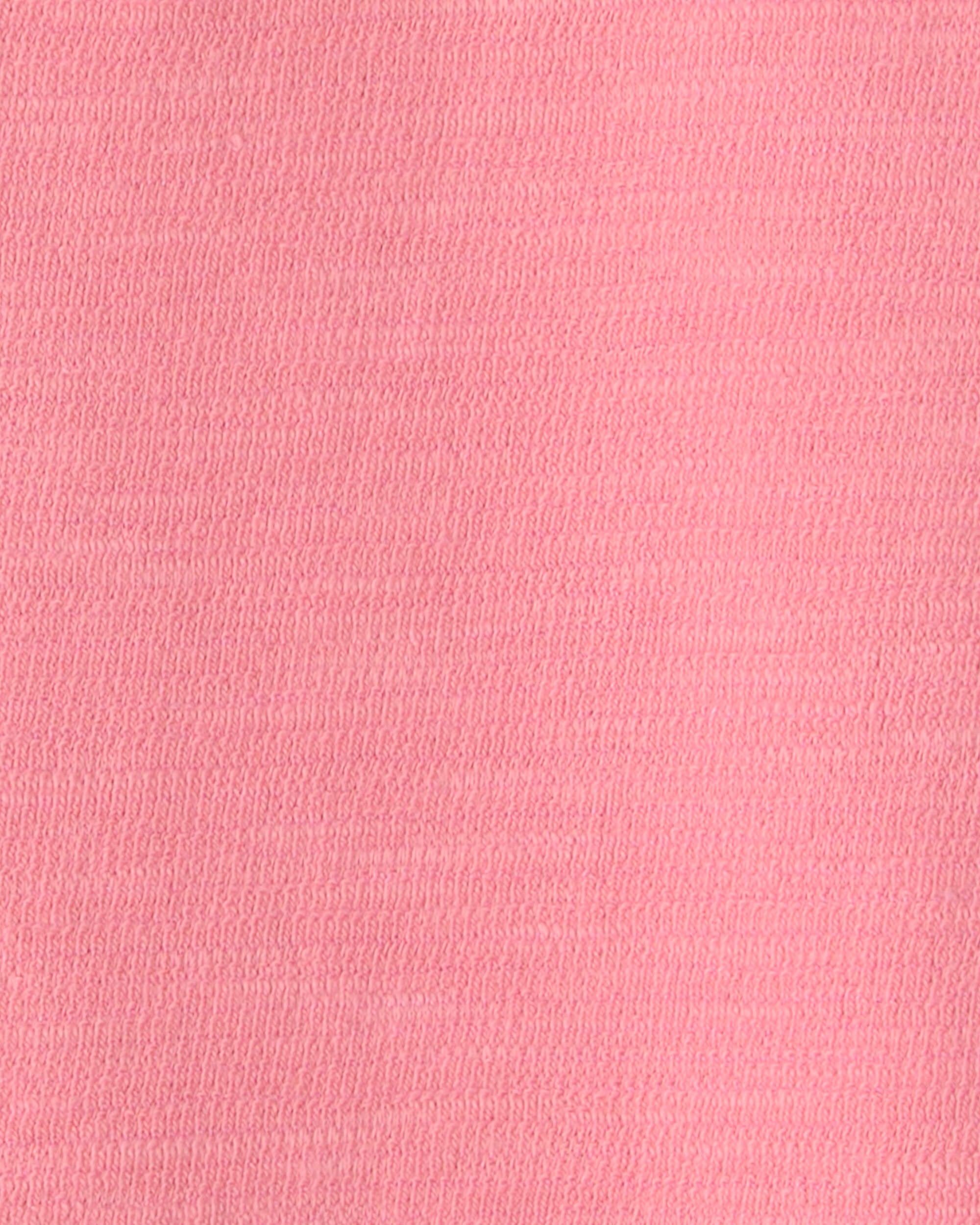 Baby Girl Short-Sleeve Romper Pink