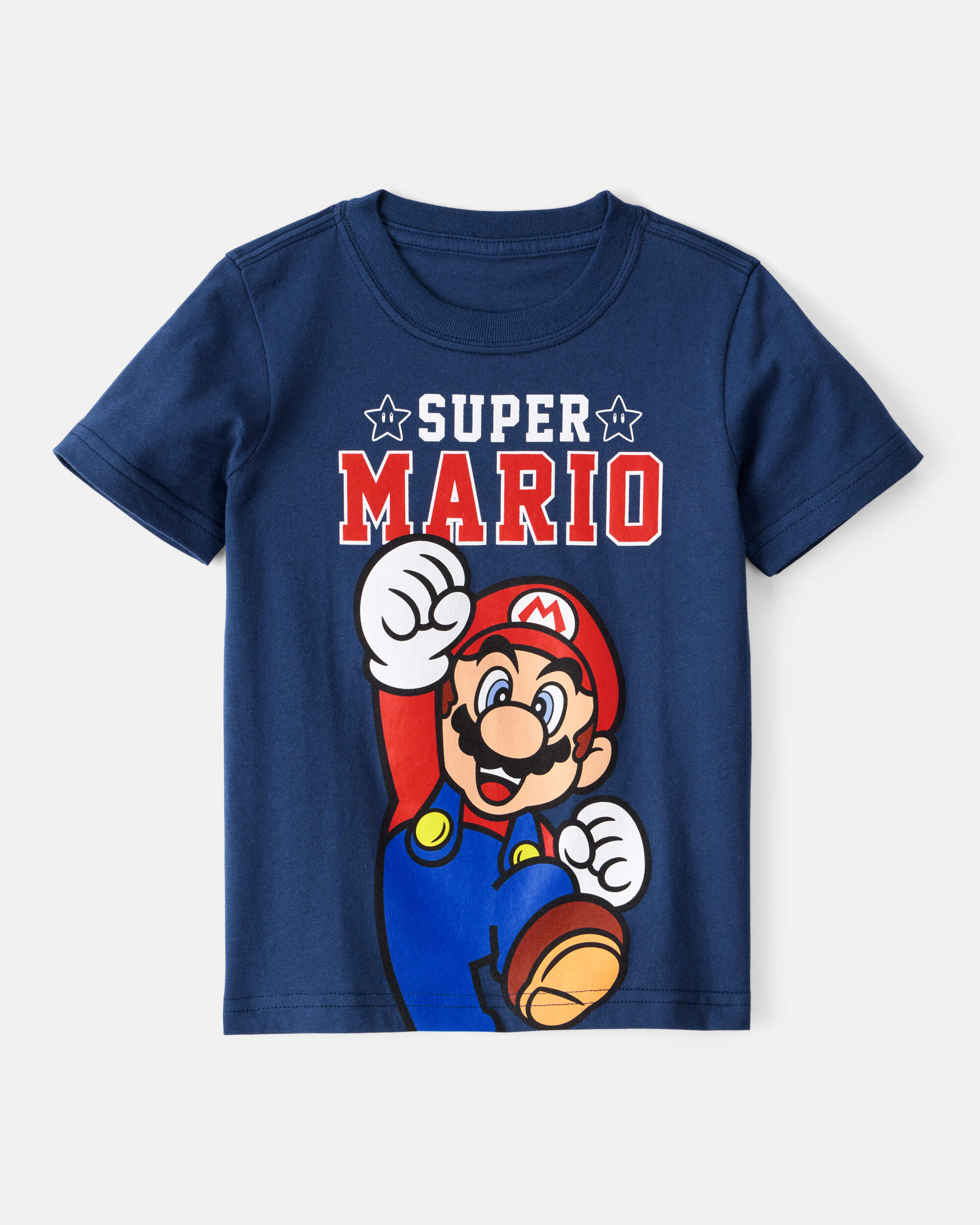 Toddler Super Mario Short-Sleeve Graphic Tee - Blue