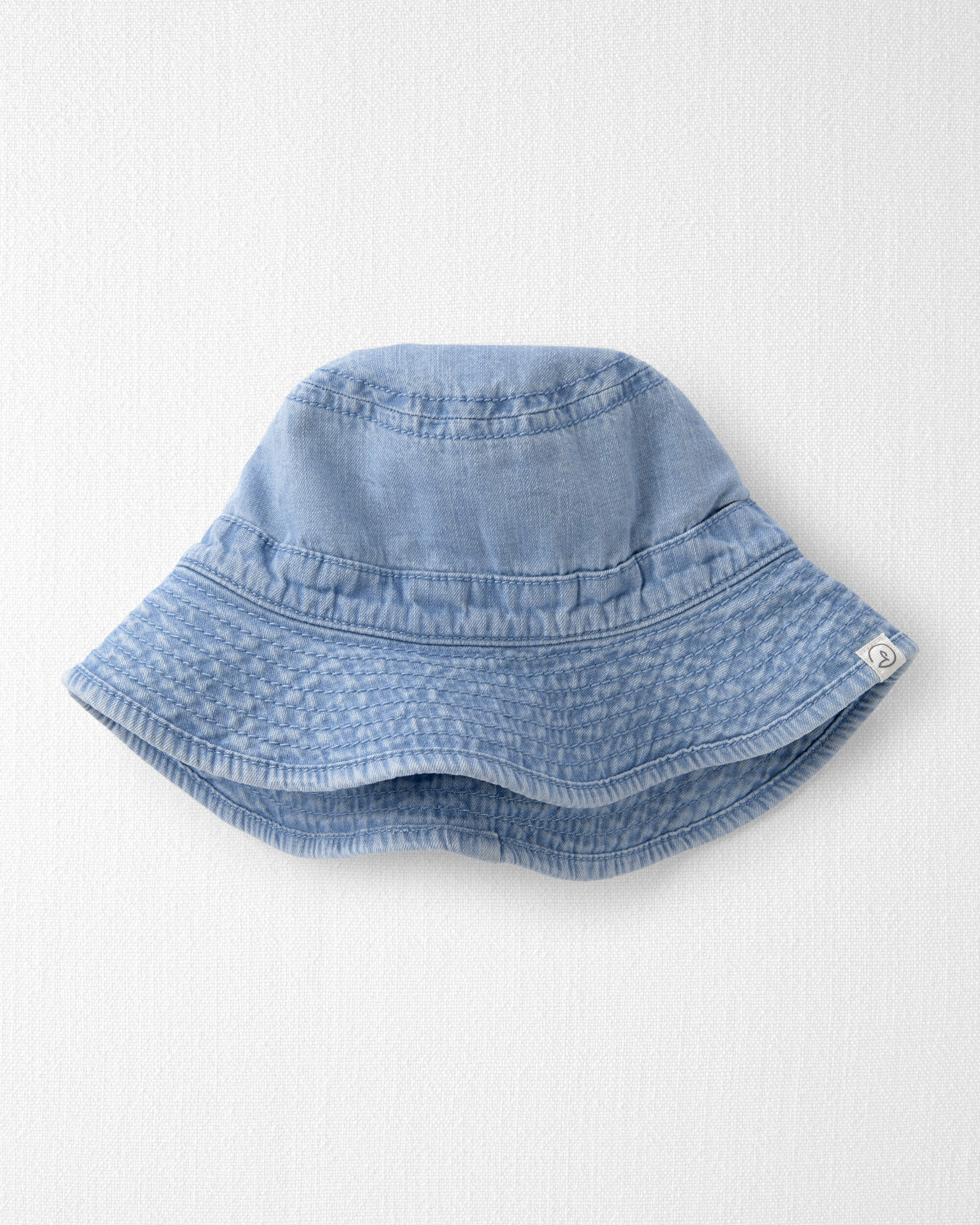 Kid Organic Cotton Chambray Bucket Hat