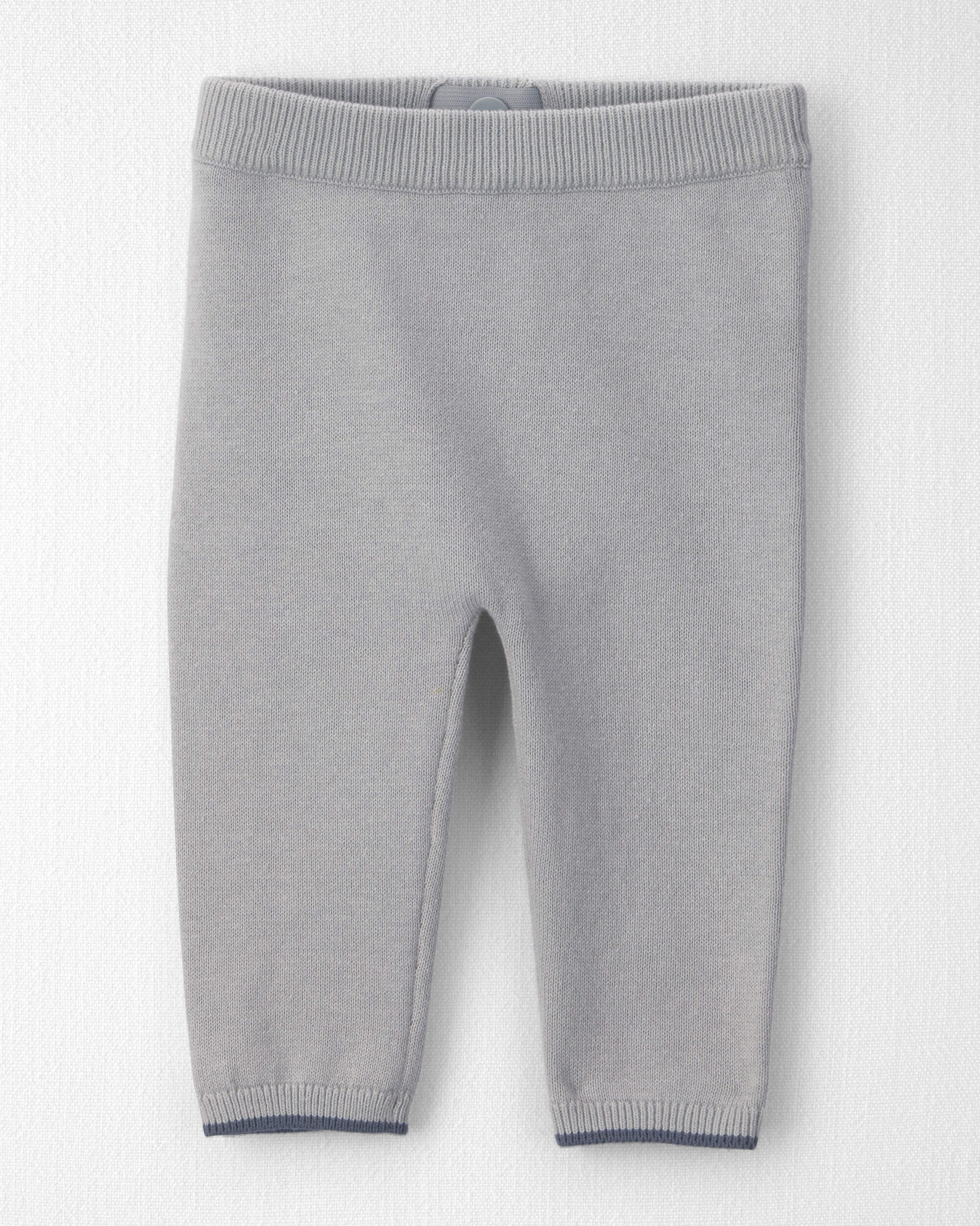 Baby 2-Piece Organic Cotton Sweater Knit Top & Pant Set