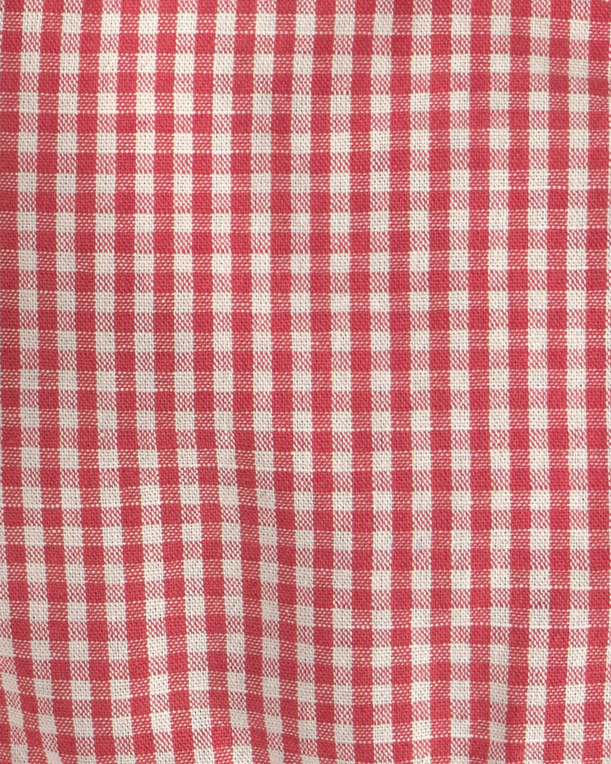 Baby Girl 3-Piece Gingham Set Made with Organic Cotton