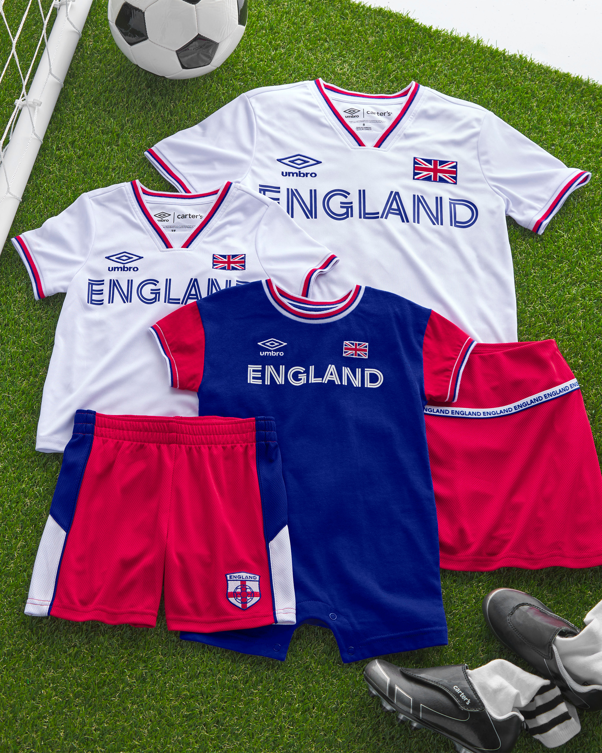 Kids Umbro England Soccer Jersey - White | Carter's Oshkosh Canada