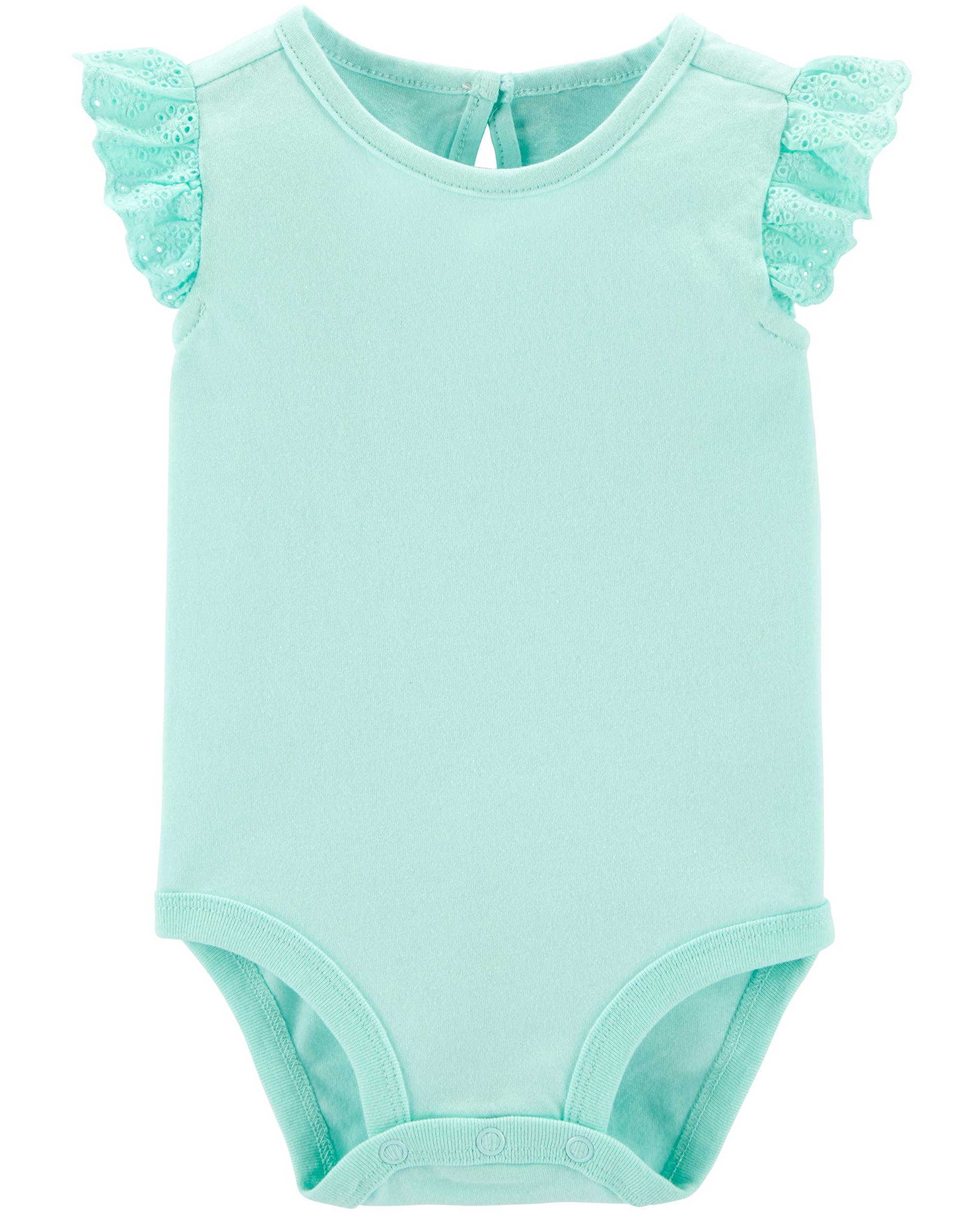 flutter sleeve bodysuit baby