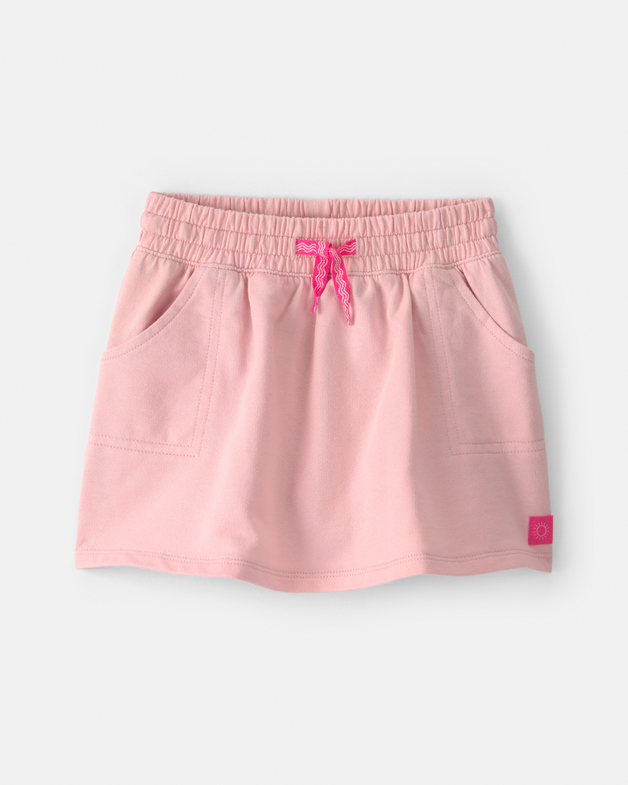 Toddler Girl French Terry Skort - Pink