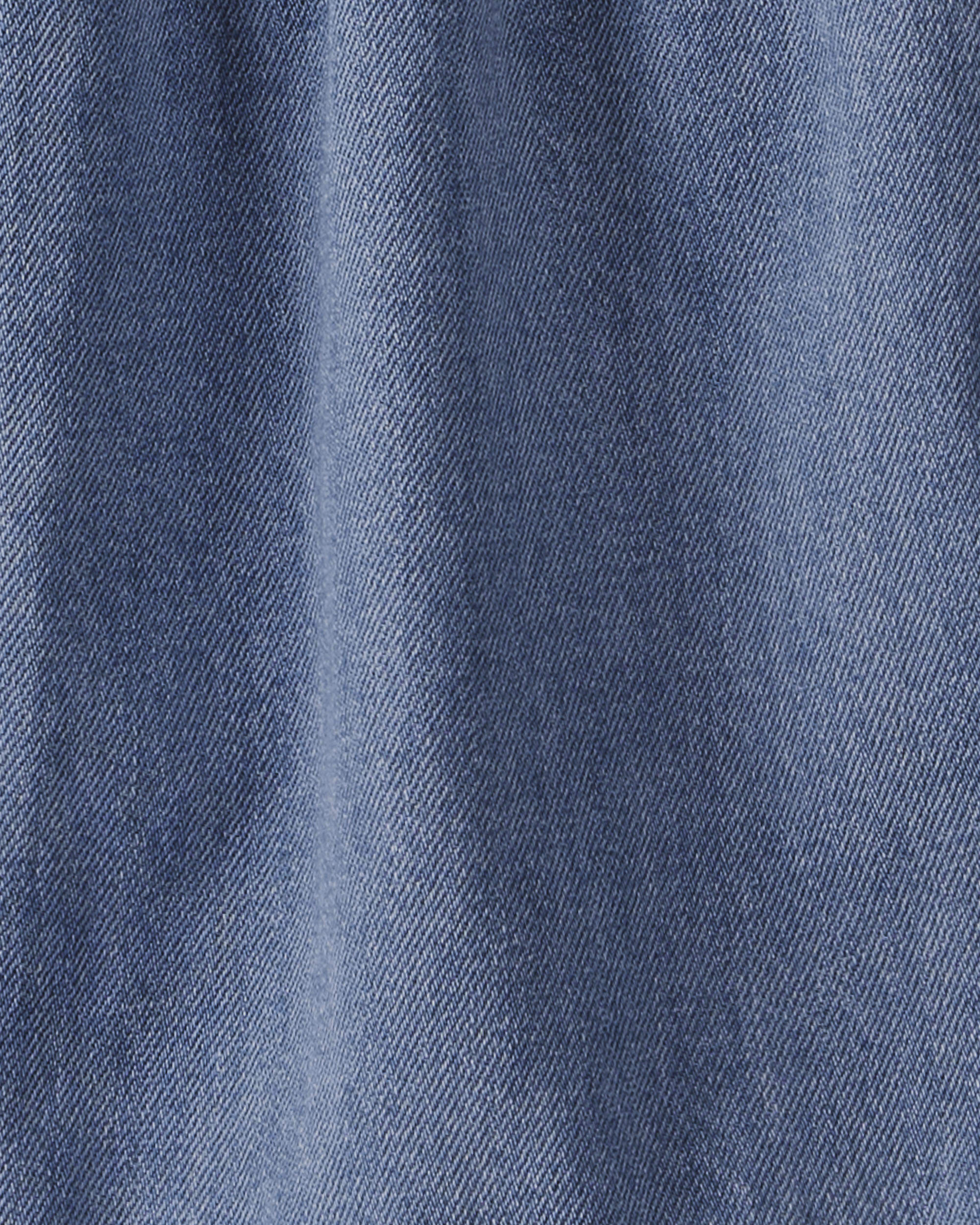 Girls Organic Cotton Denim Dress