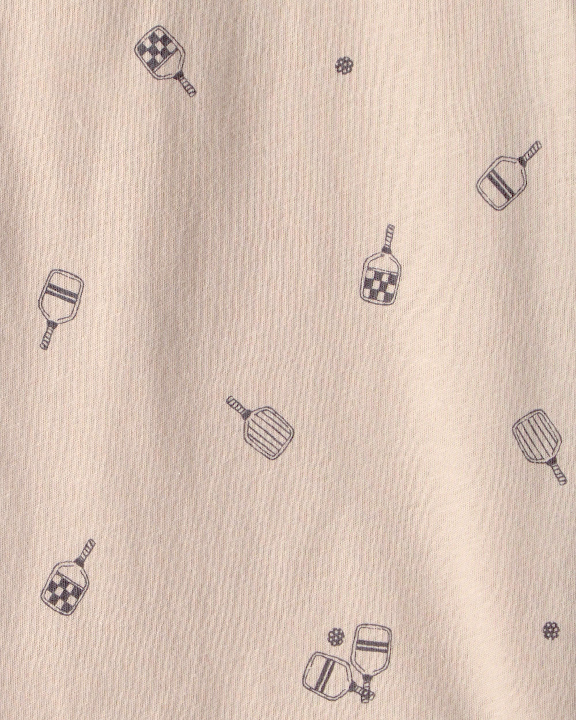 Kid Pickleball T-Shirt - Brown