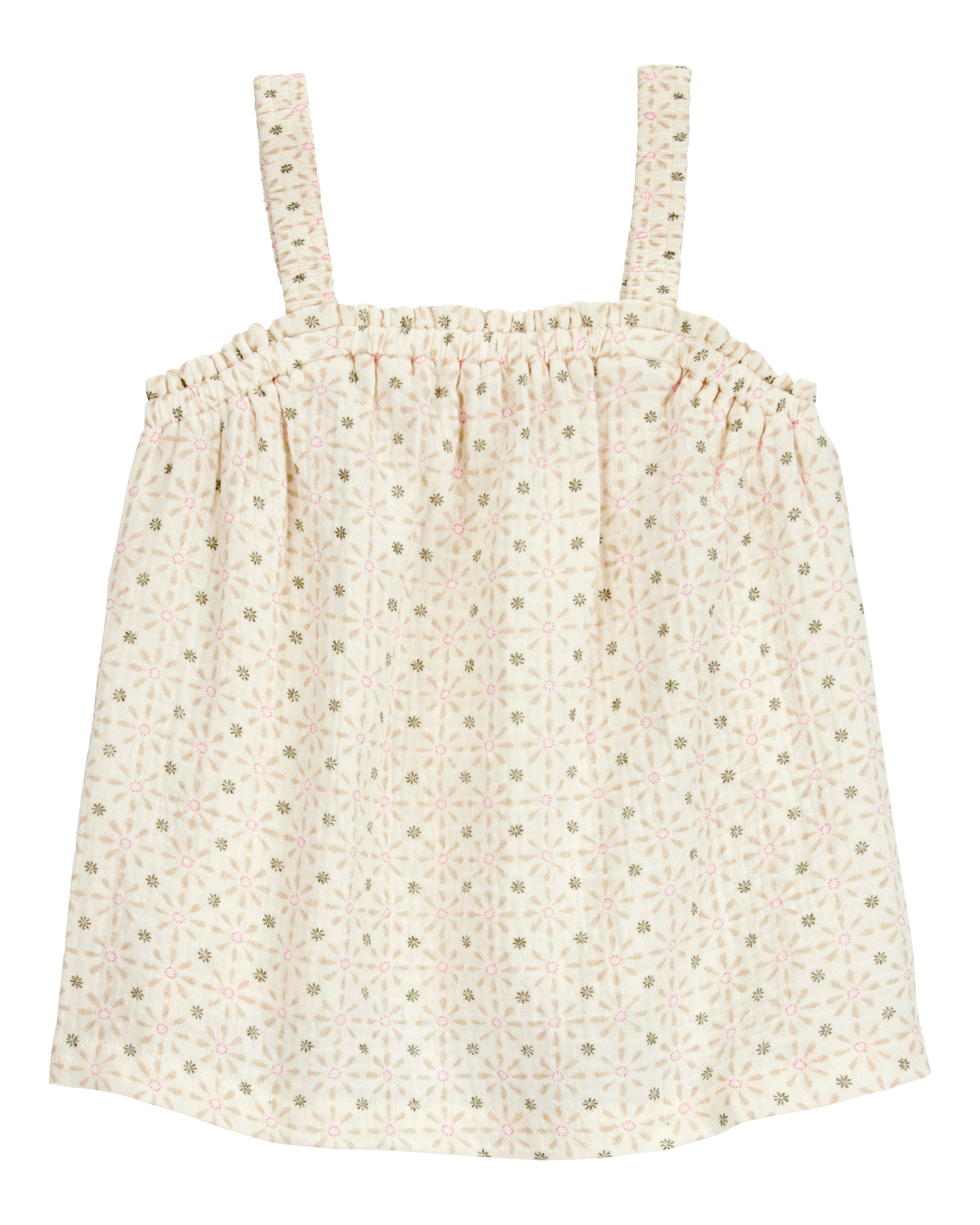 Baby Floral Sleeveless Tank - Ivory