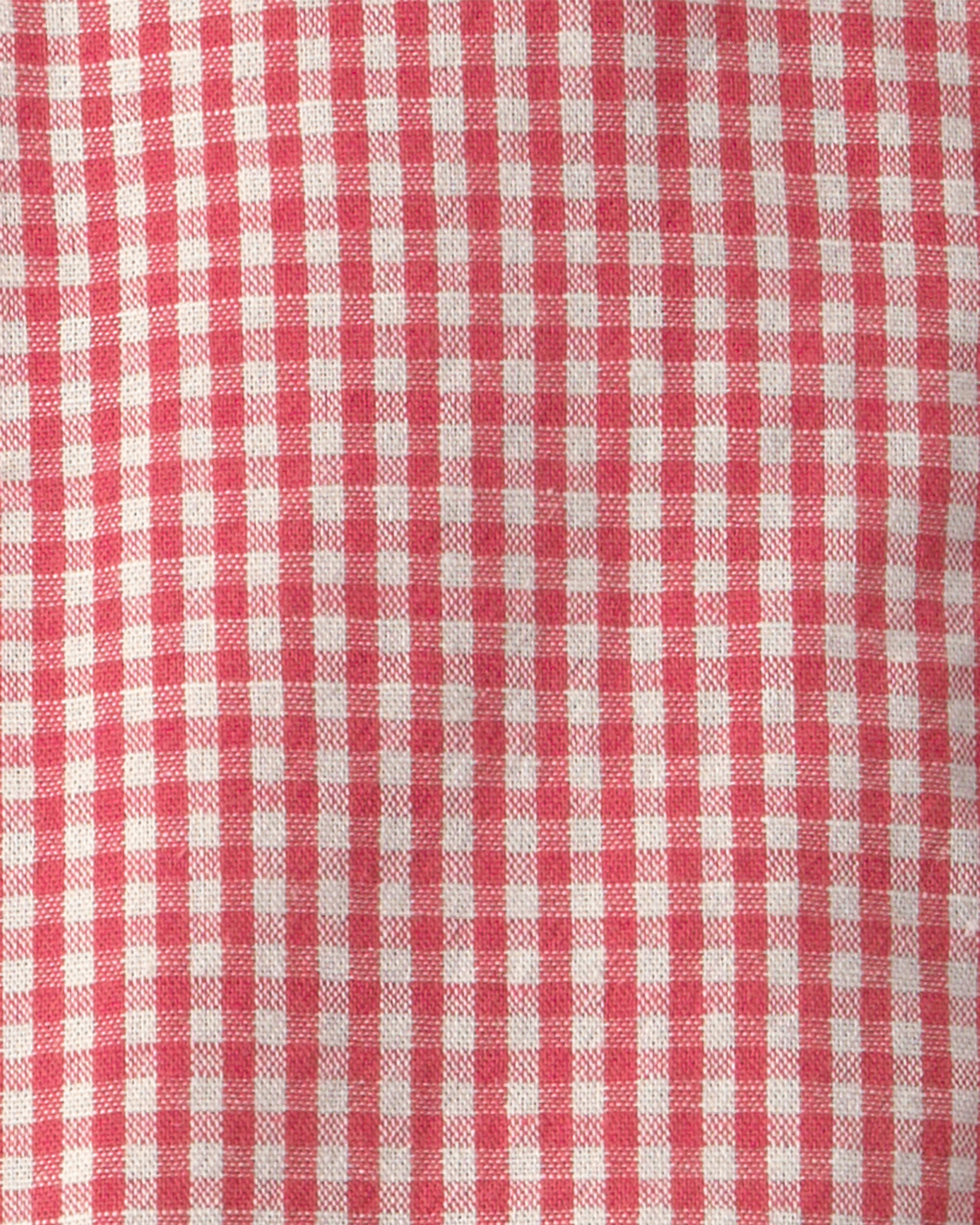 Baby Boy 2-Piece Gingham Set Made with Organic Cotton
