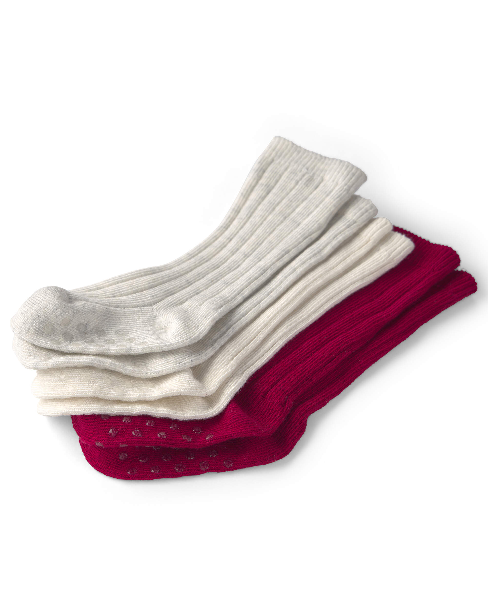Baby Girl 3-Pack No-Slip Knee-High Socks Made with Organic Cotton