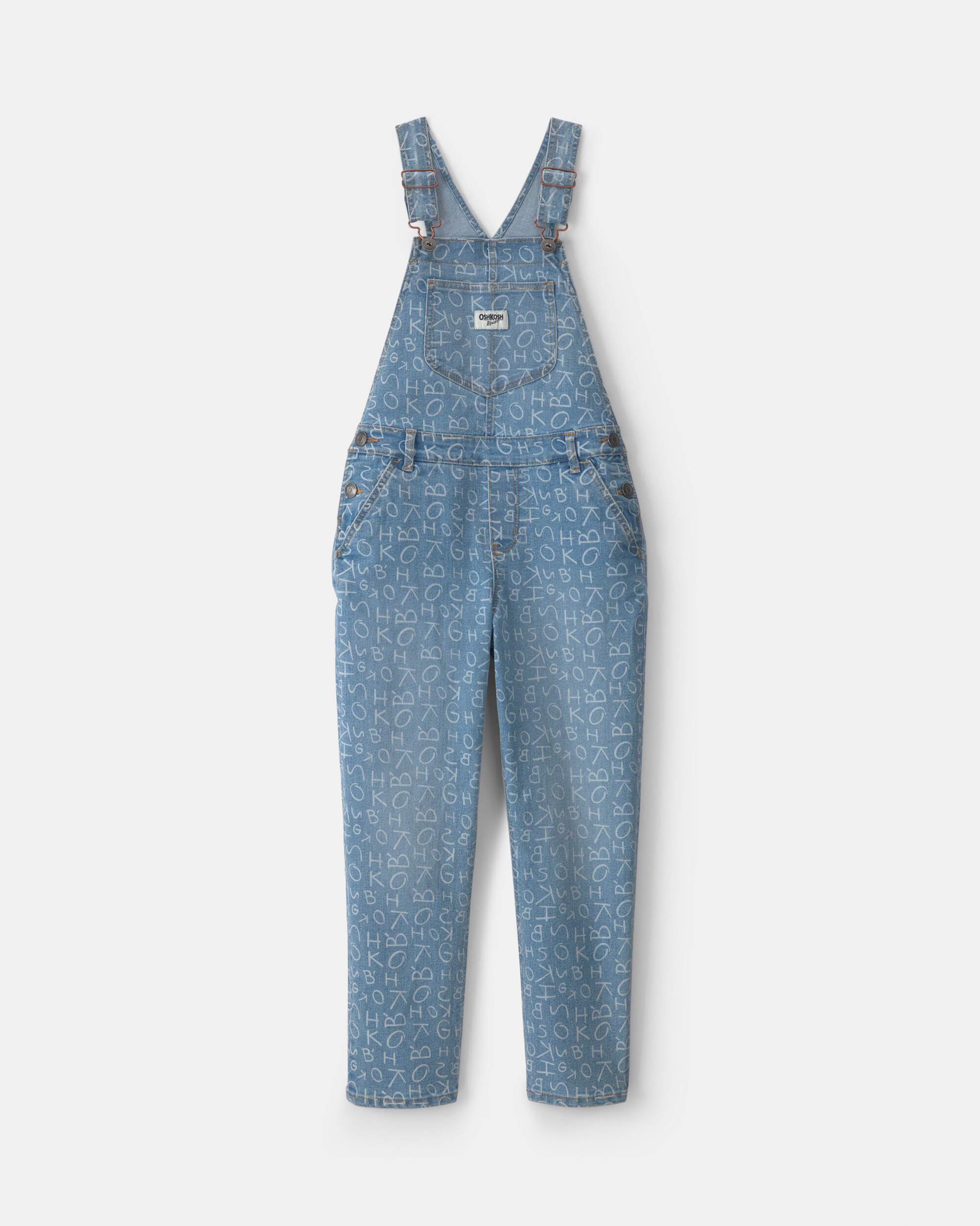 ミ*ロ様 OSHKOSH / 50's overall denim Girls Alphabet Denim Overalls - Medium Wash | Carter's Oshkosh Canada