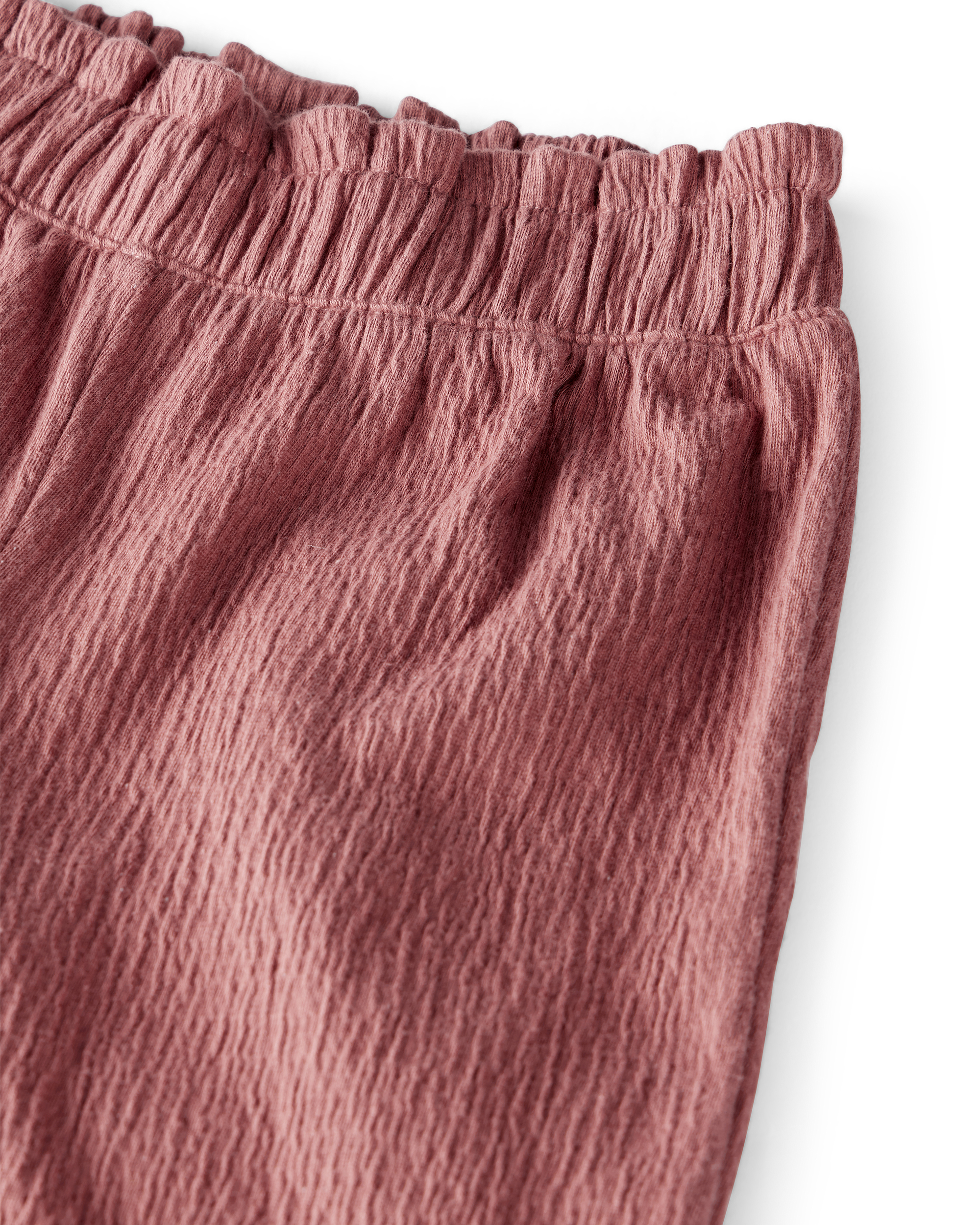 Baby Girl 2-Piece Organic Cotton Crinkled Knit Set