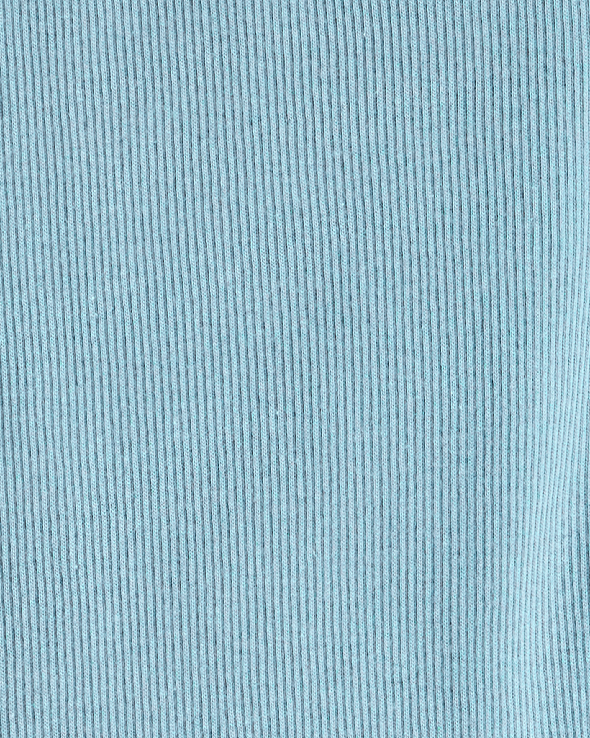 Girls Floral 100% Cotton Pull-On Stretch Leggings - Blue