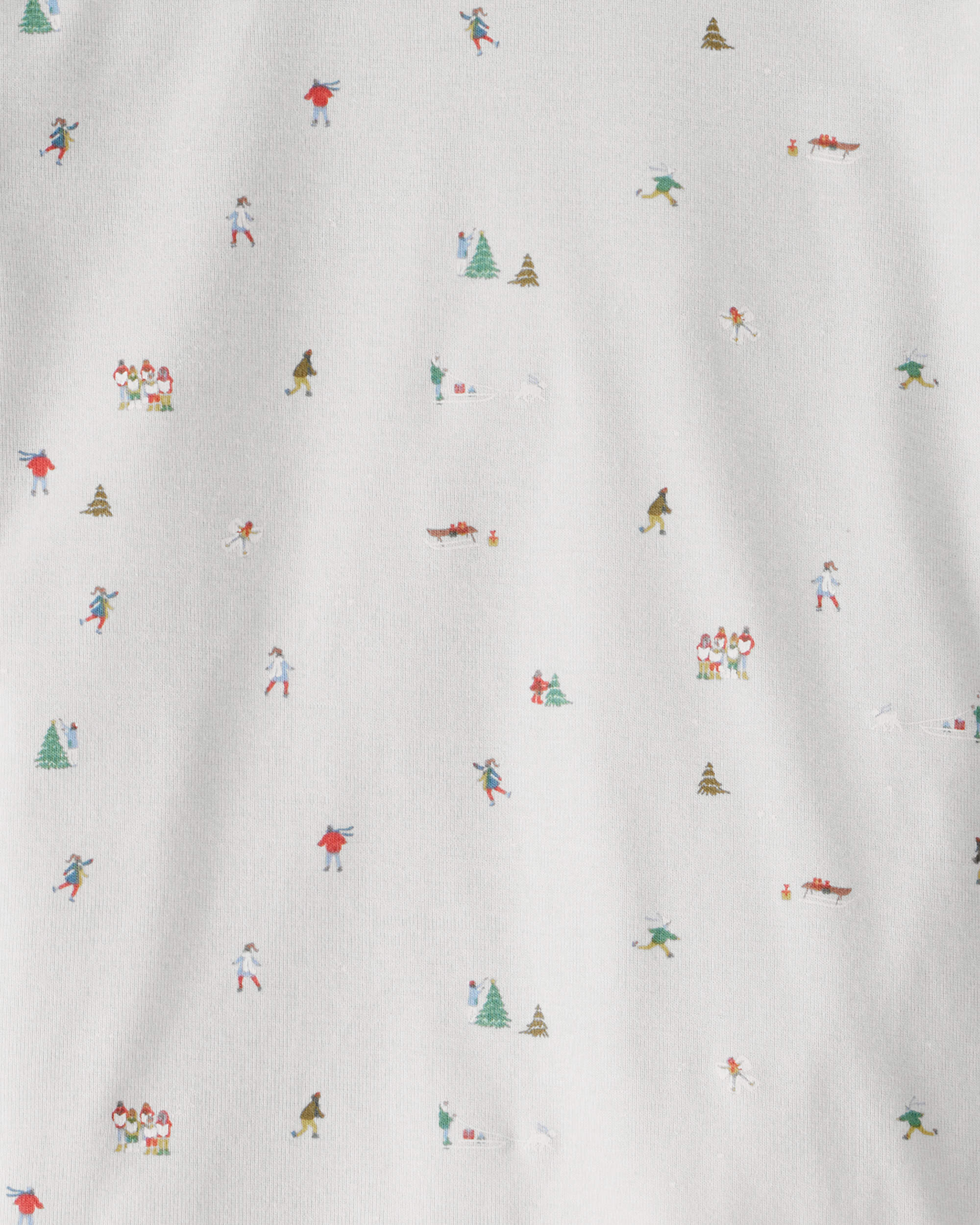 Kid Organic Cotton Pyjamas Frosted Trail Print