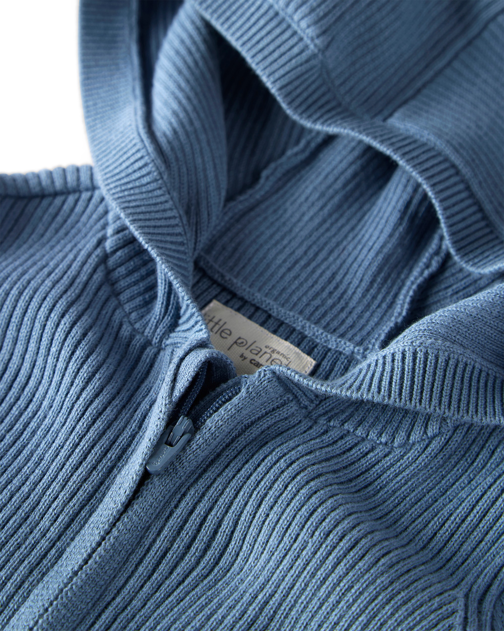 Baby Organic Cotton Ribbed Sweater Knit Jumpsuit