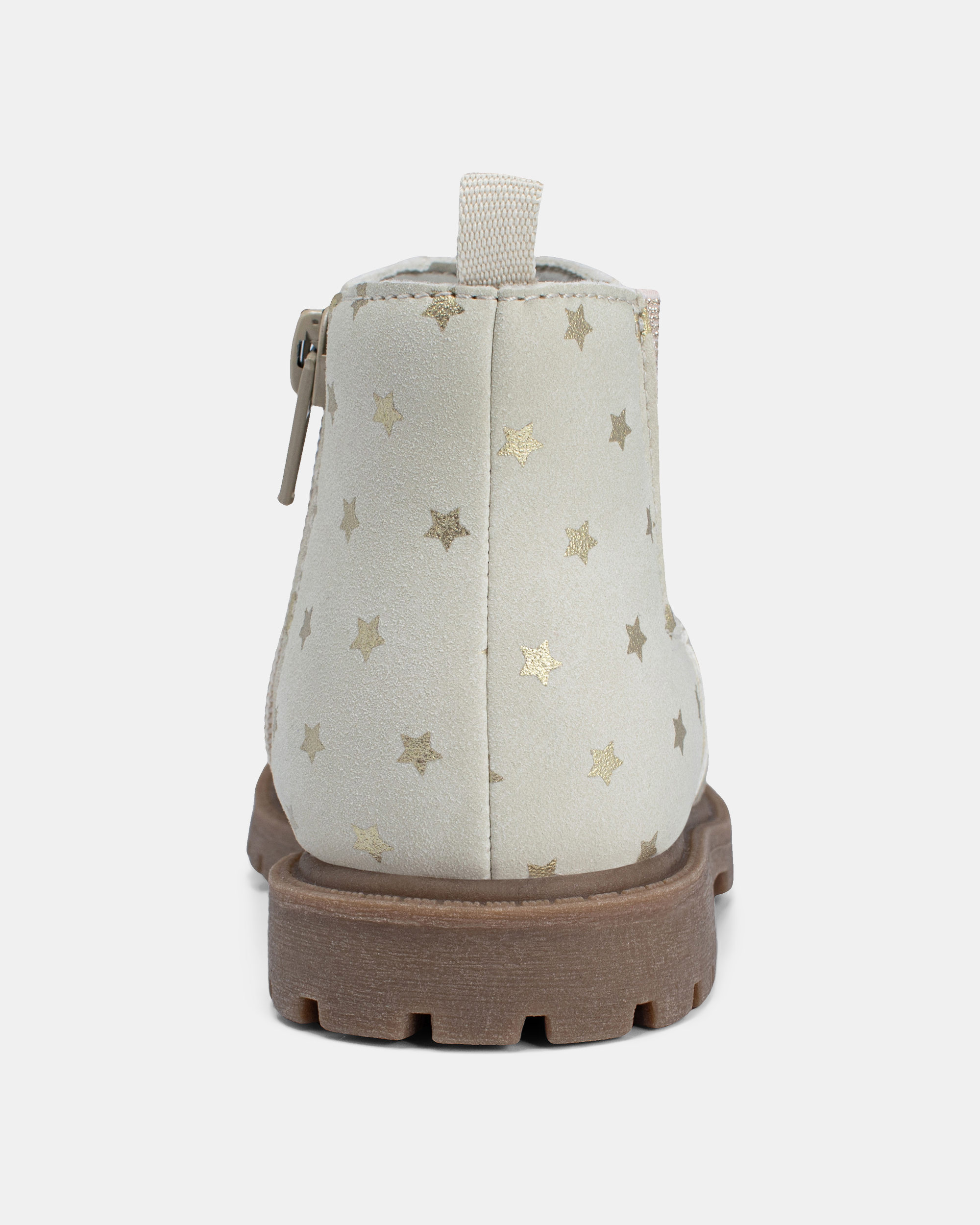 Toddler Metallic Star Fashion Boots - Ivory