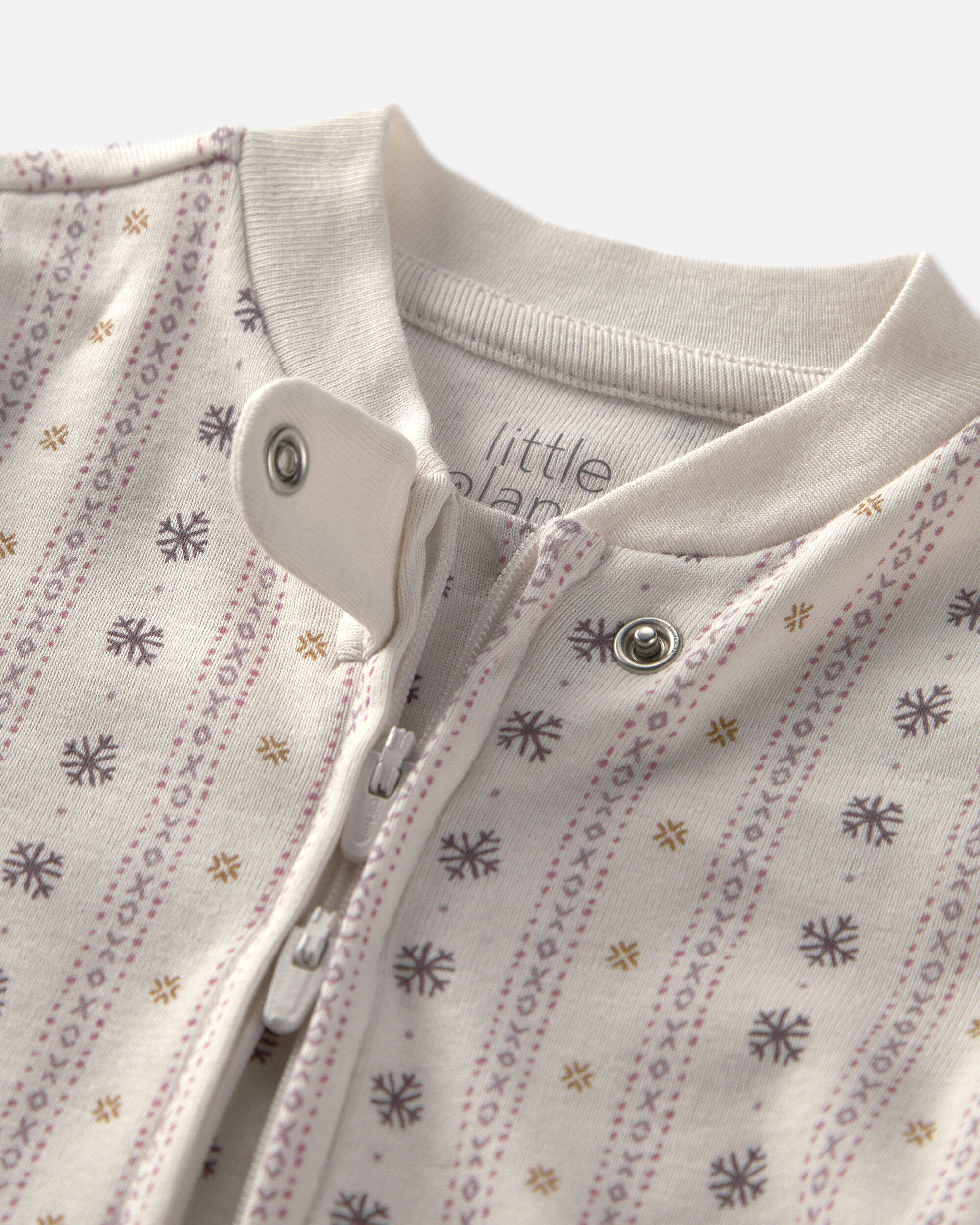 Baby Girl Organic Cotton Pointelle Pyjamas