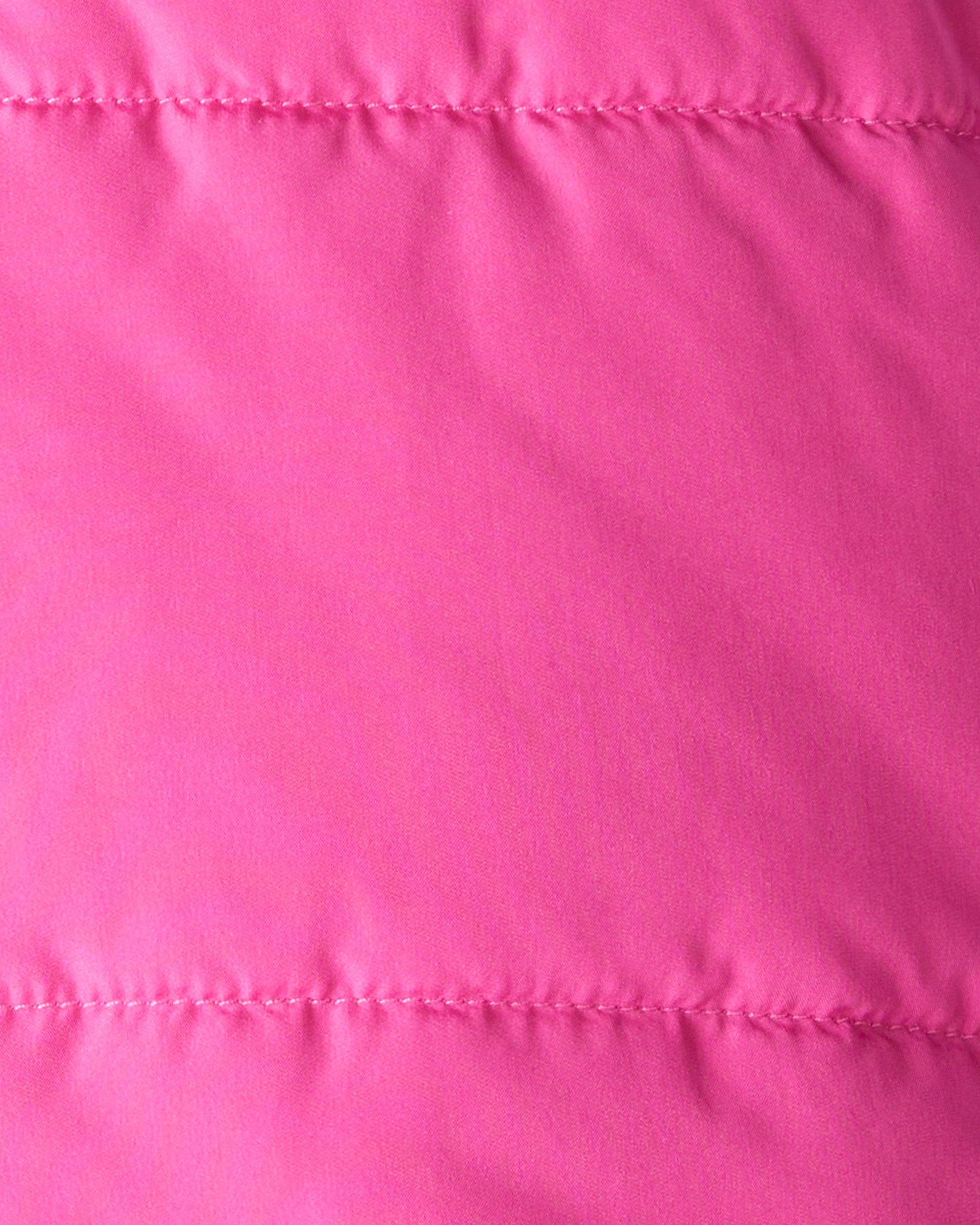 Baby Girl Puffer Vest - Pink