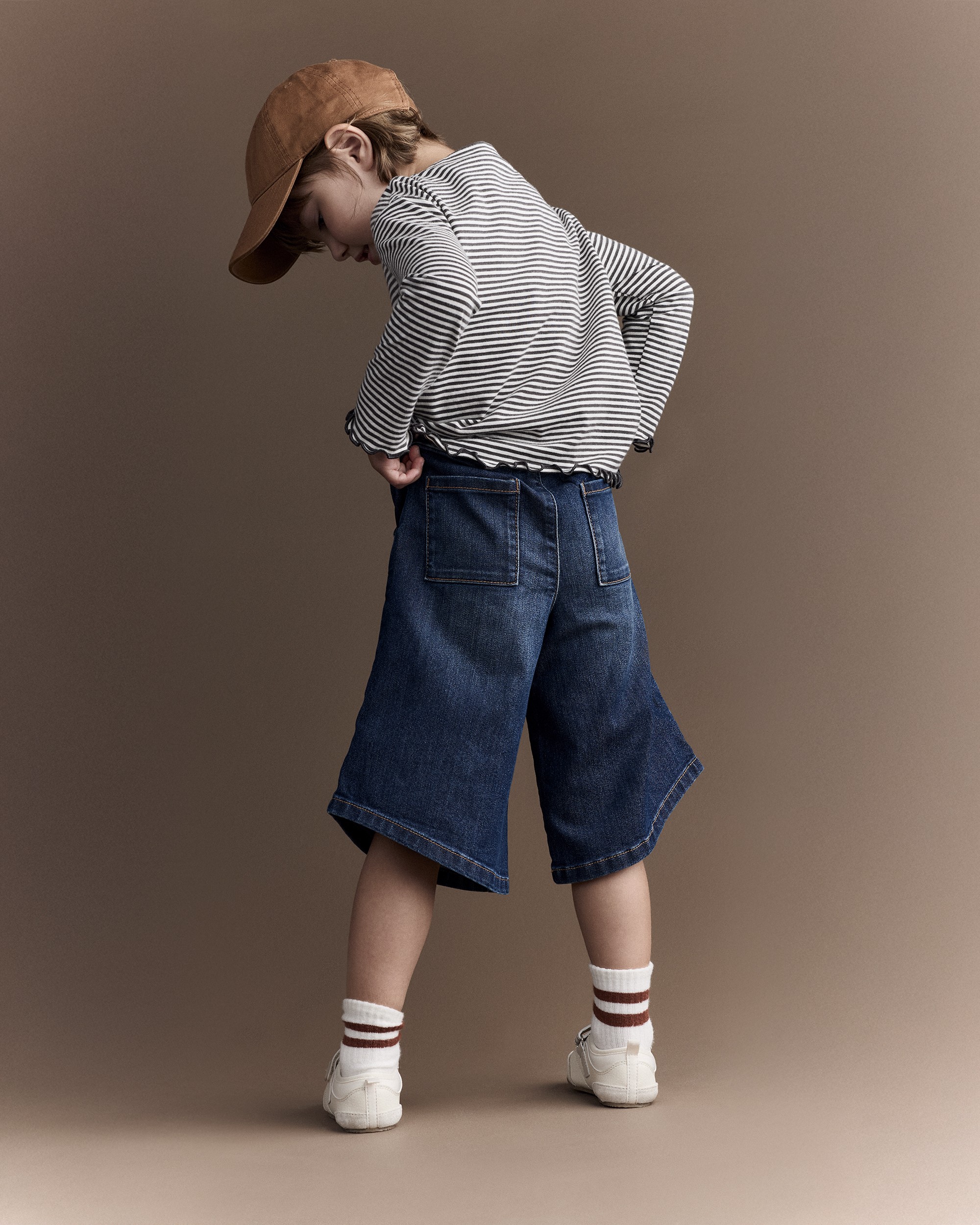 Toddler Girl Wide-Leg Pants Denim - Blue
