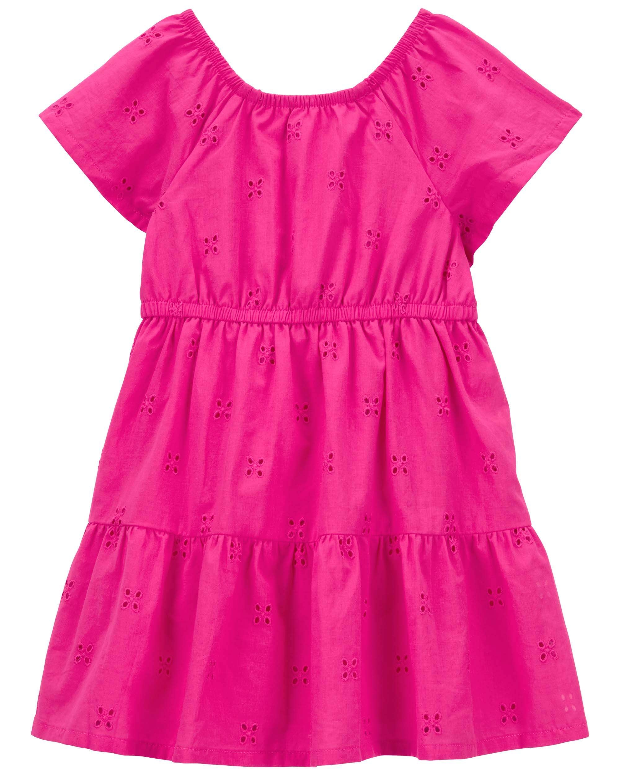 Baby girl eyelet dress discount