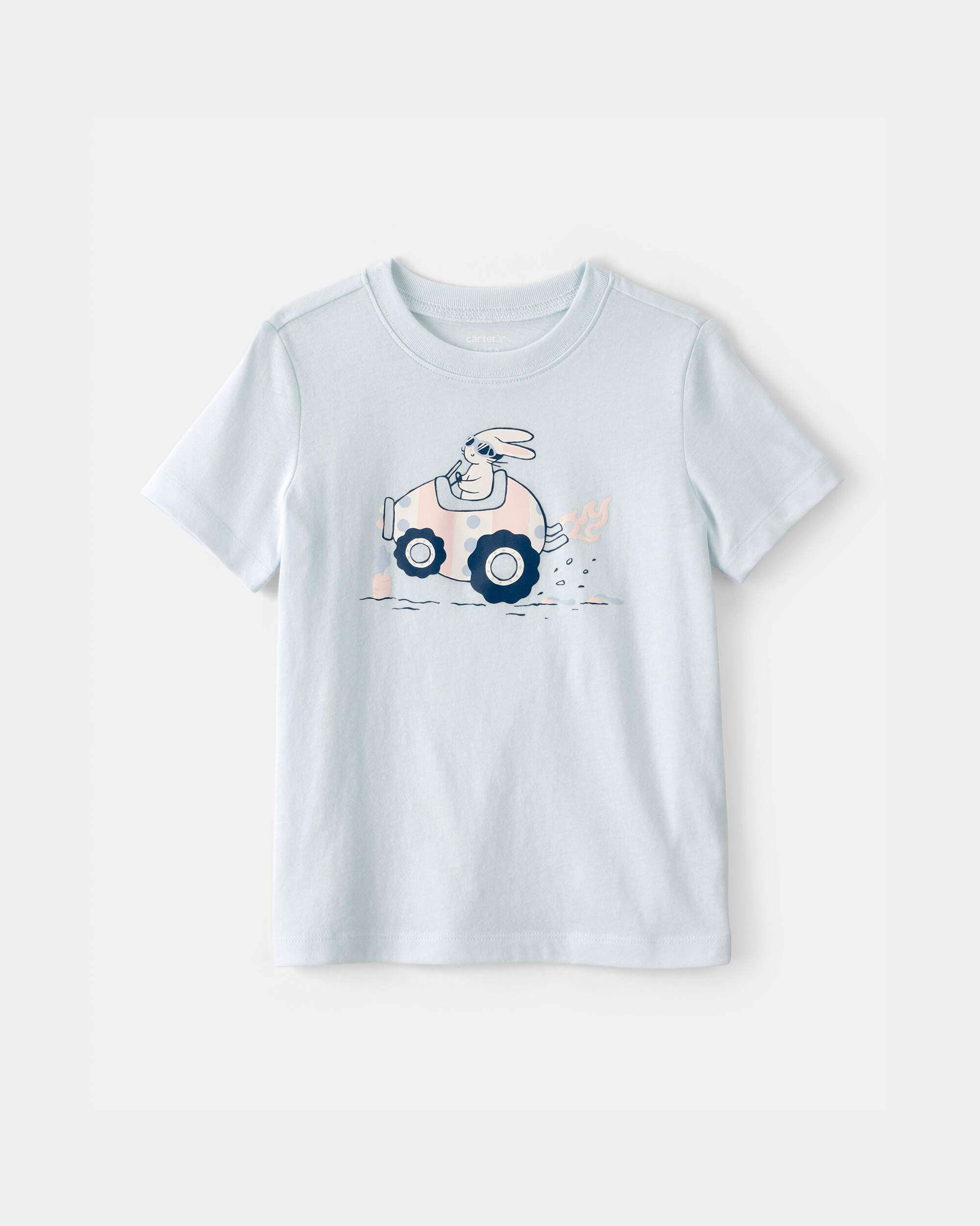 Toddler Easter Bunny Graphic Tee - Blue