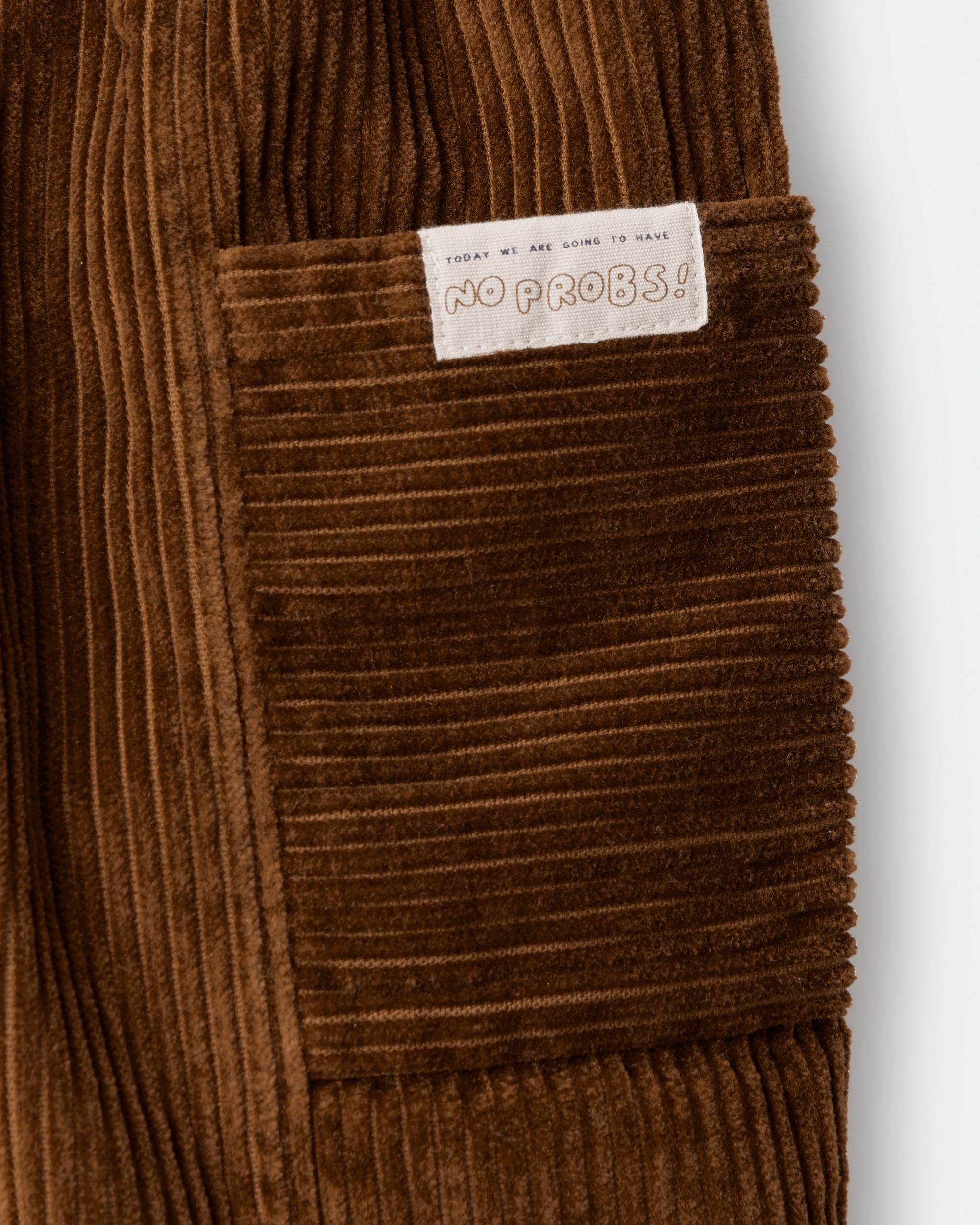 Toddler Boy Corduroy Pocket Pant - Cinnamon