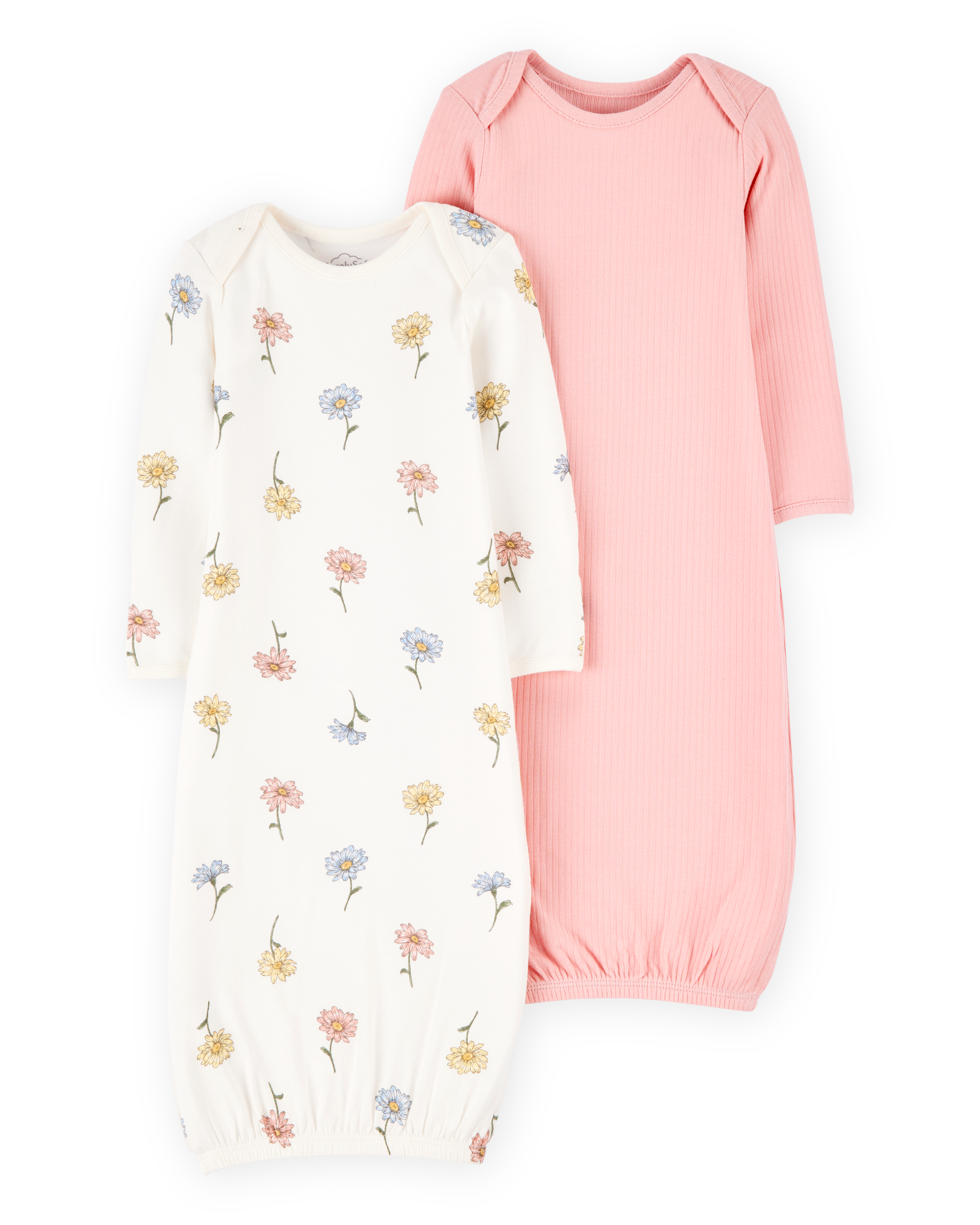 Baby Girl 2-Pack PurelySoft Sleeper Gowns - Pink