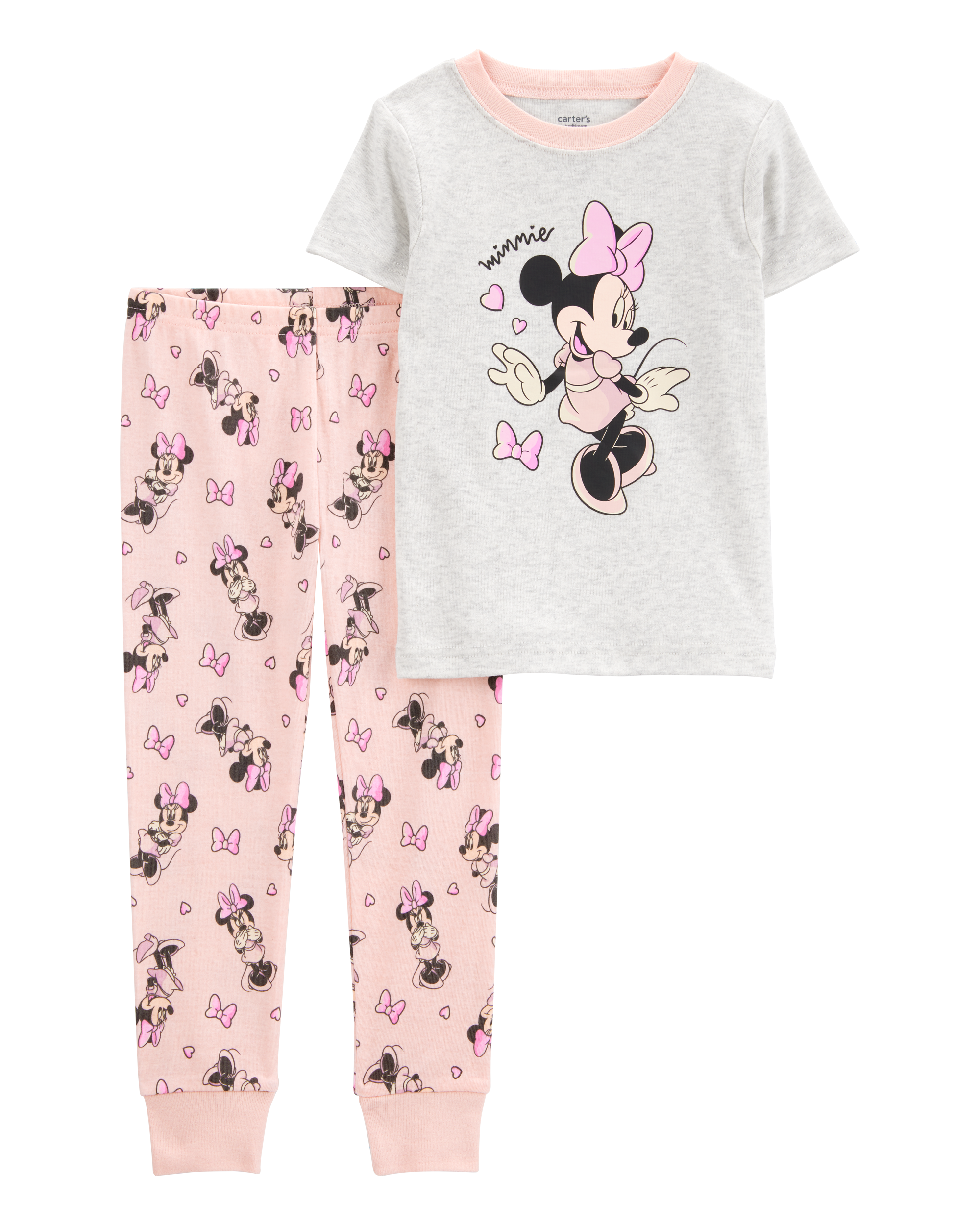 Toddler Minnie Mouse Snug Fit Cotton 2-Piece Pyjamas