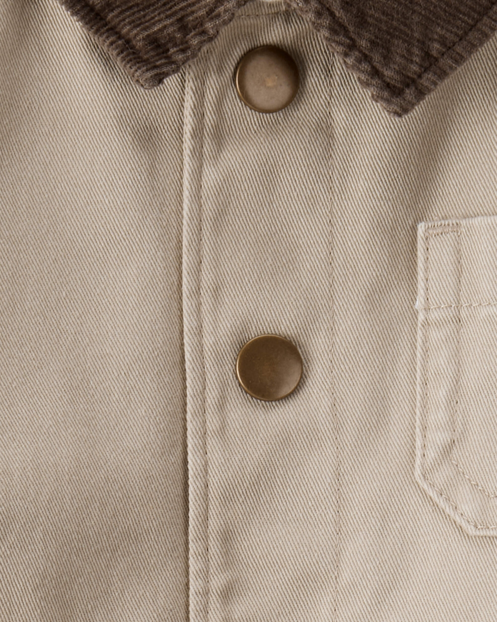 Baby Organic Cotton Twill Barn Jacket