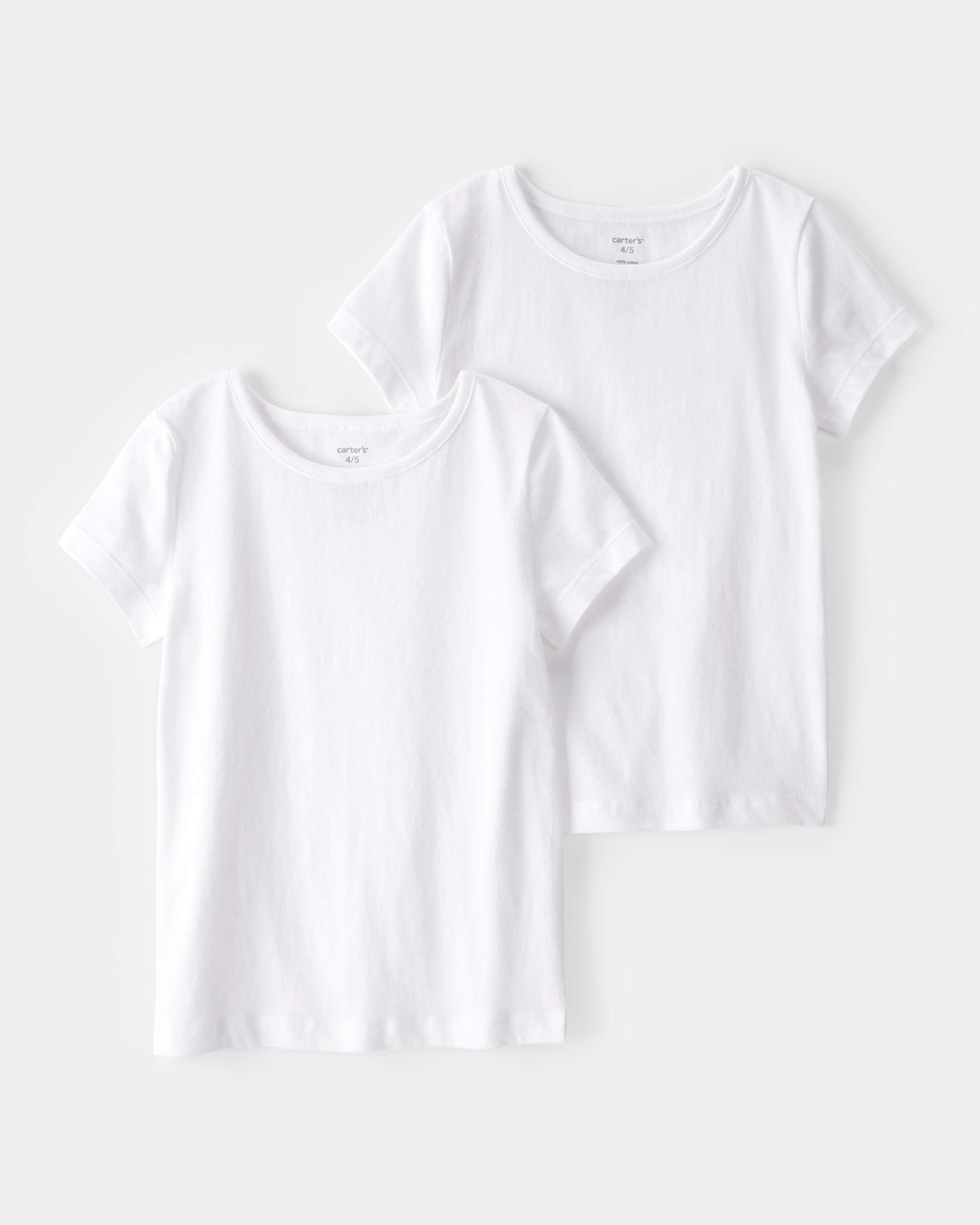 Girls 2-Pack Cotton Undershirts
