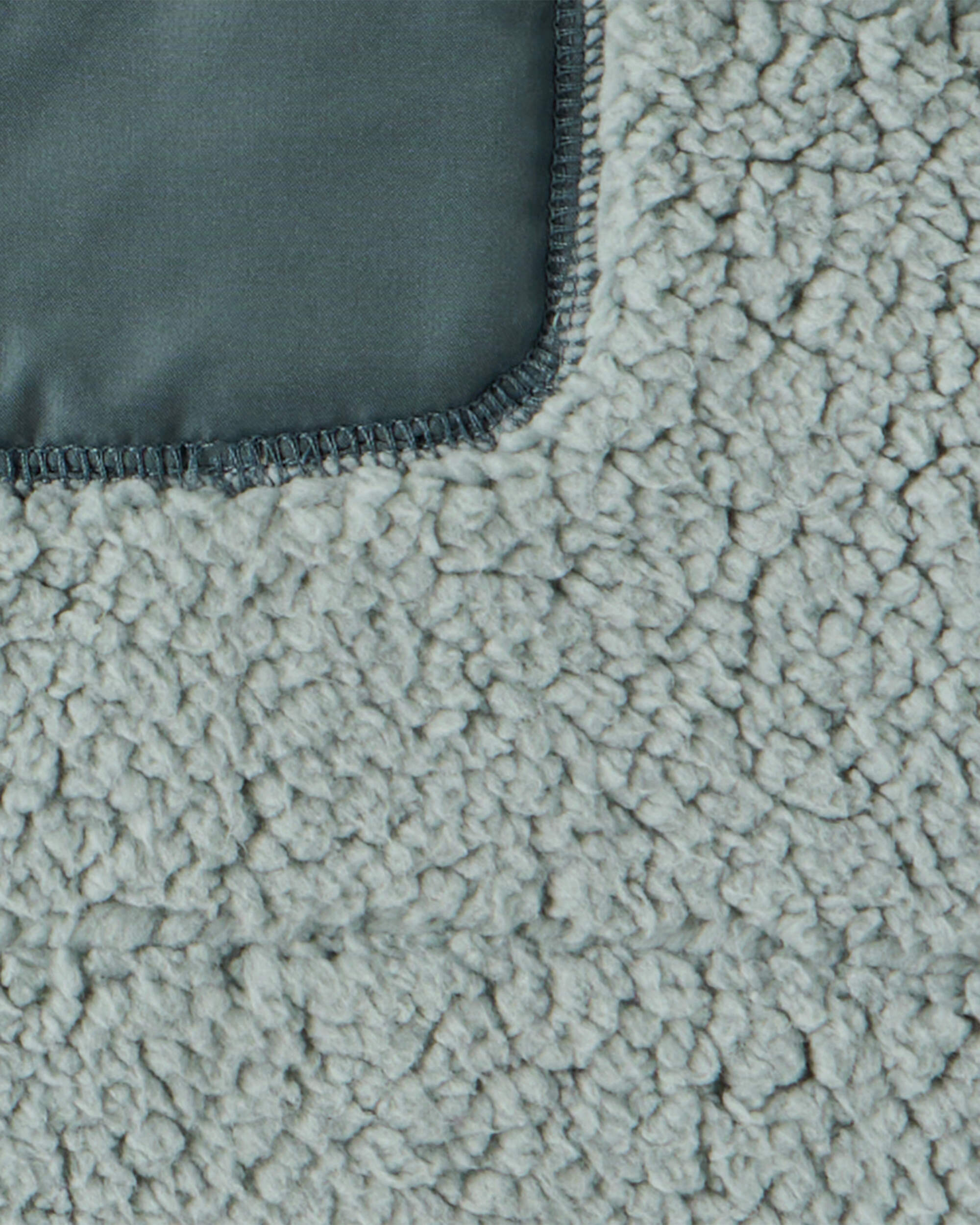 Girls Sherpa Vest - Green