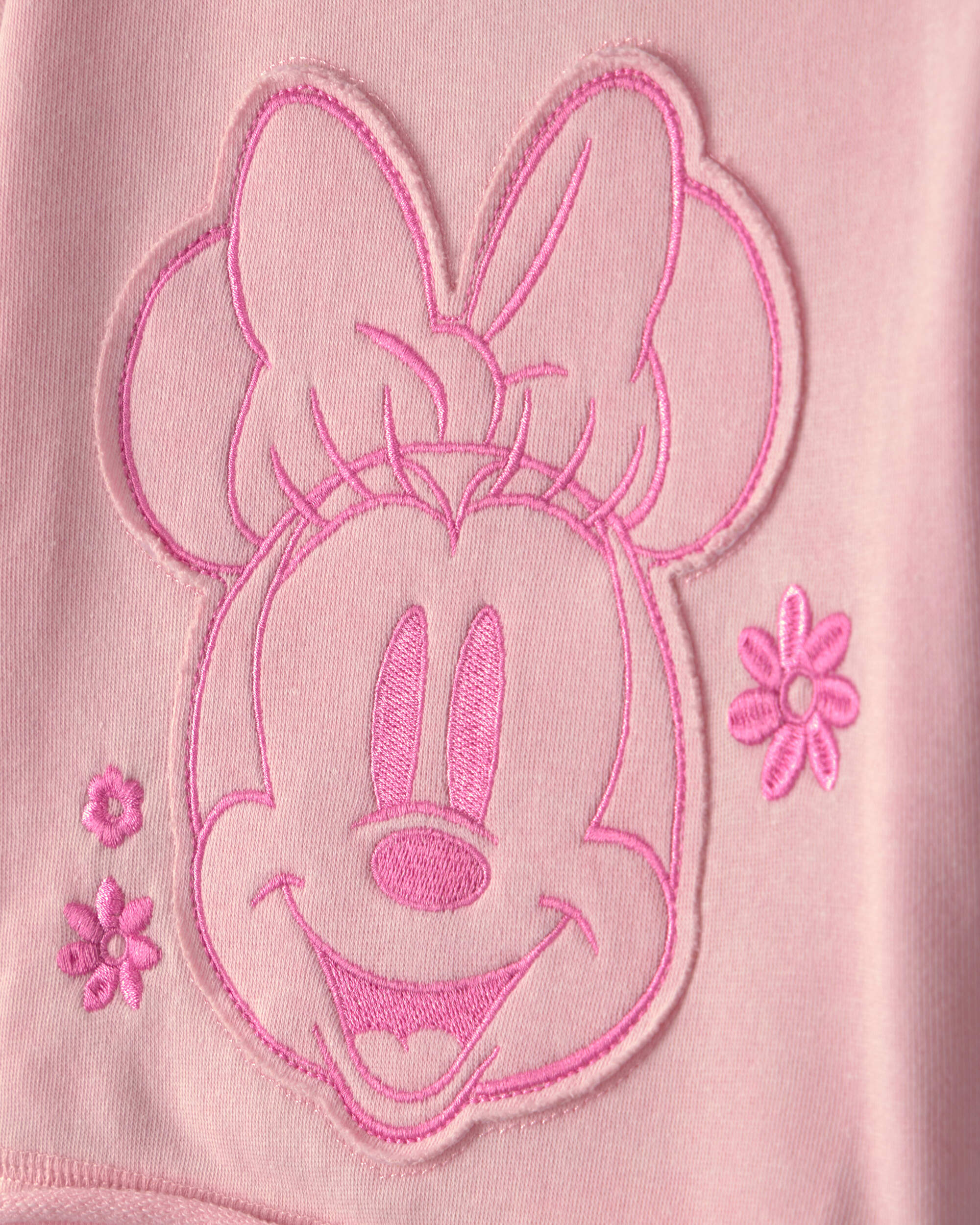 Toddler Girl 2-Piece Disney© Minnie Mouse French Terry Top & Short Set - Pink