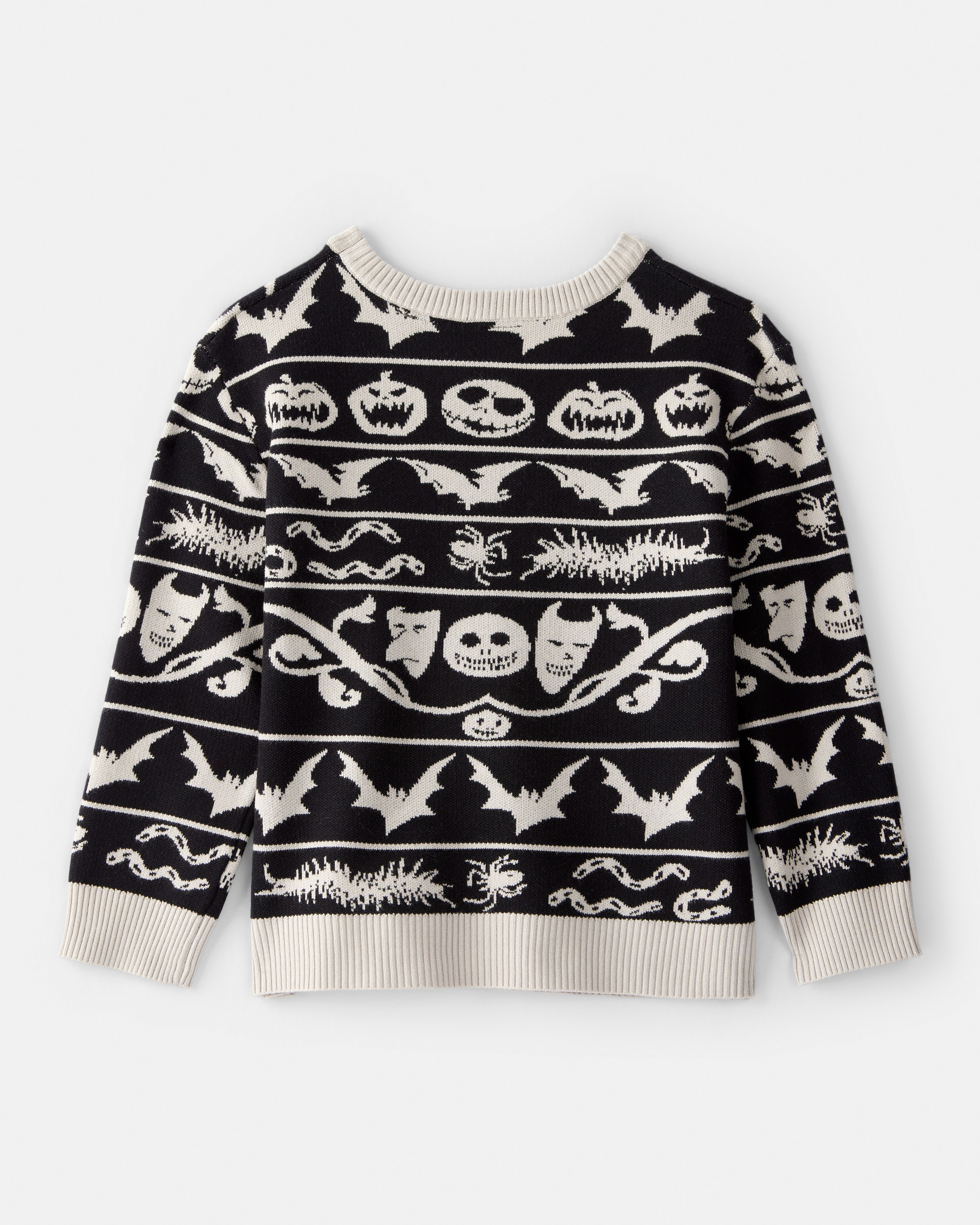 Boys The Nightmare Before Christmas Long-Sleeve Sweater - Black