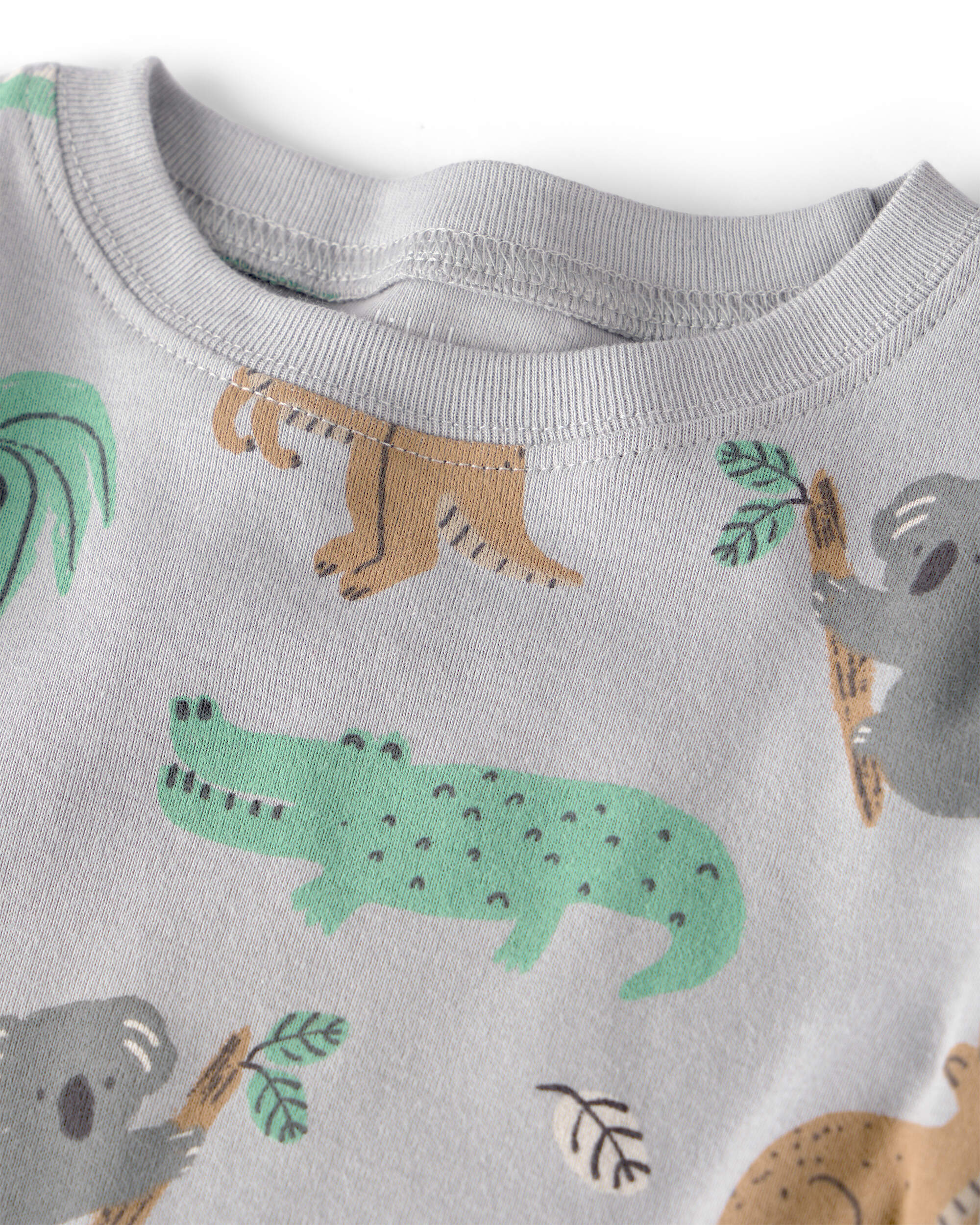 Toddler 2-Piece Organic Cotton Pyjama Aussie Friends Print