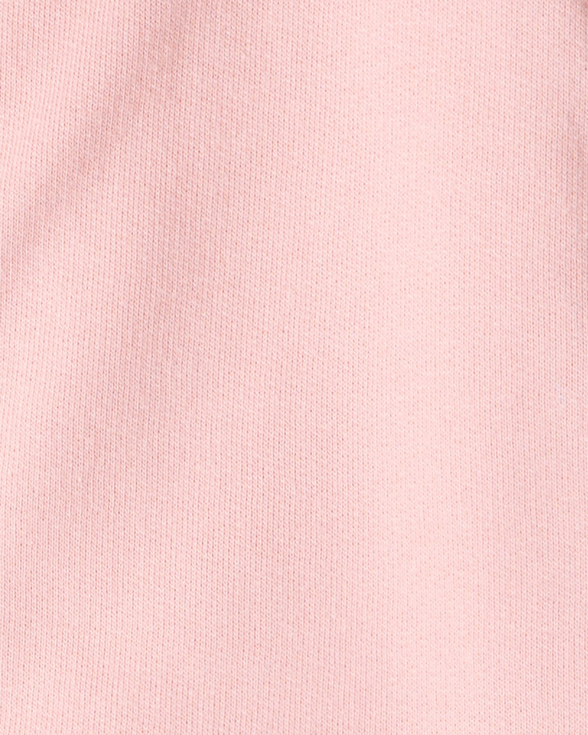 Toddler Girl Long-Sleeve Hooded Zip-Up Jacket - Pink