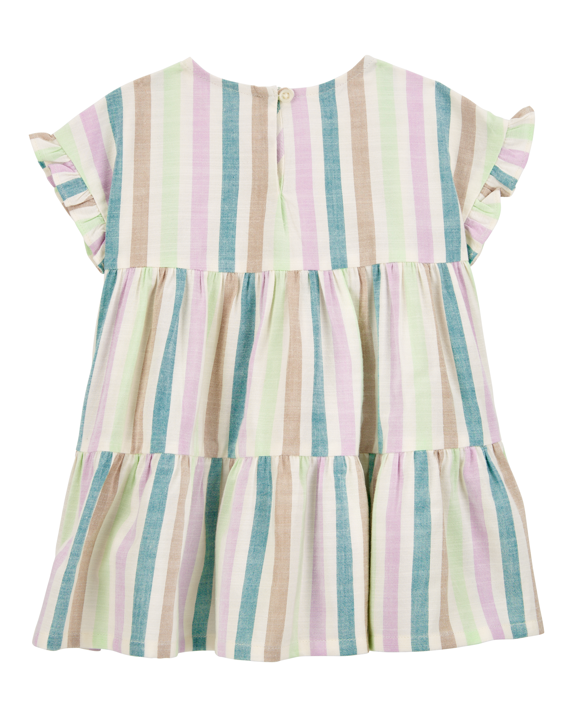 Baby Striped Tiered Dress