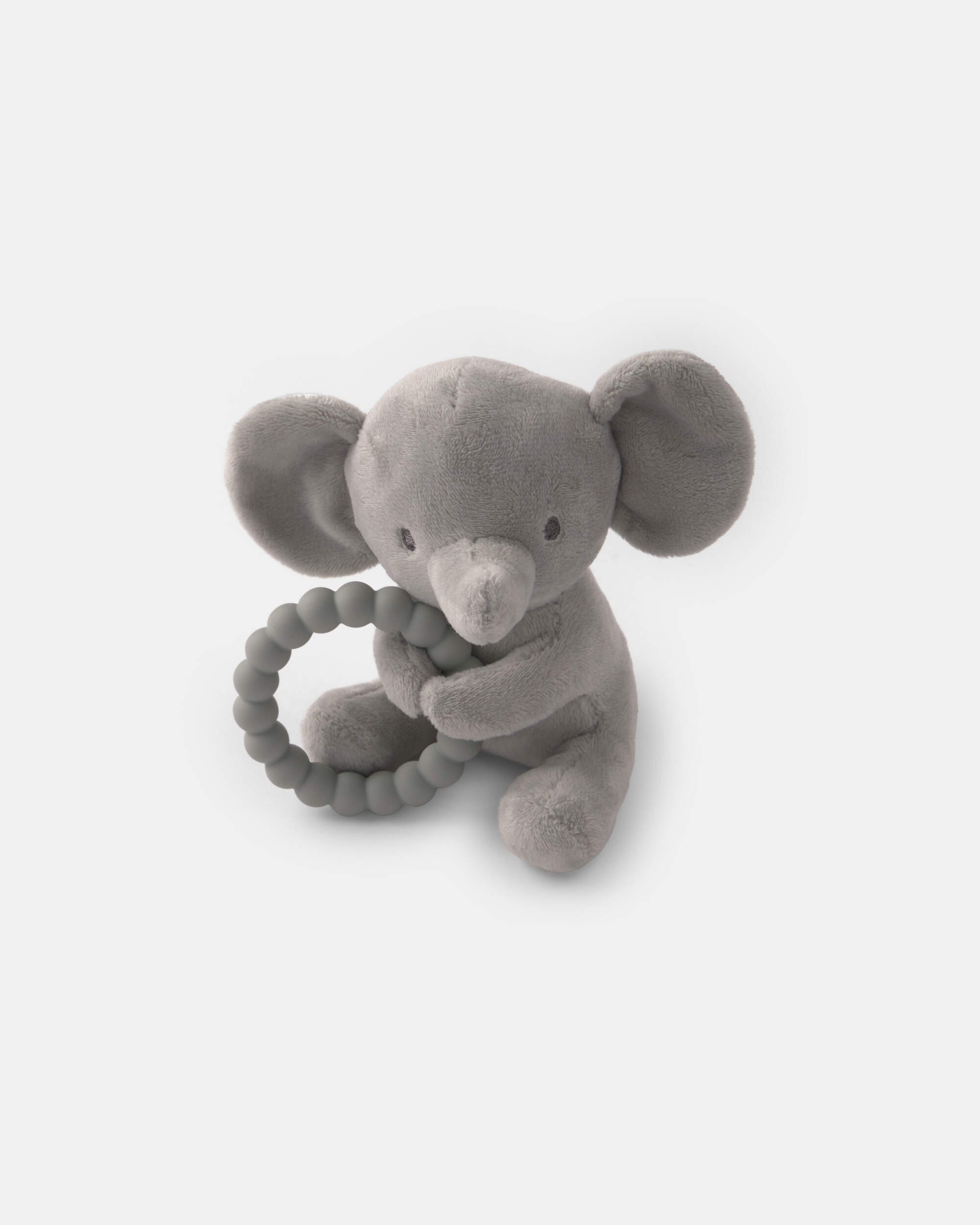 Elephant Plush With Teether