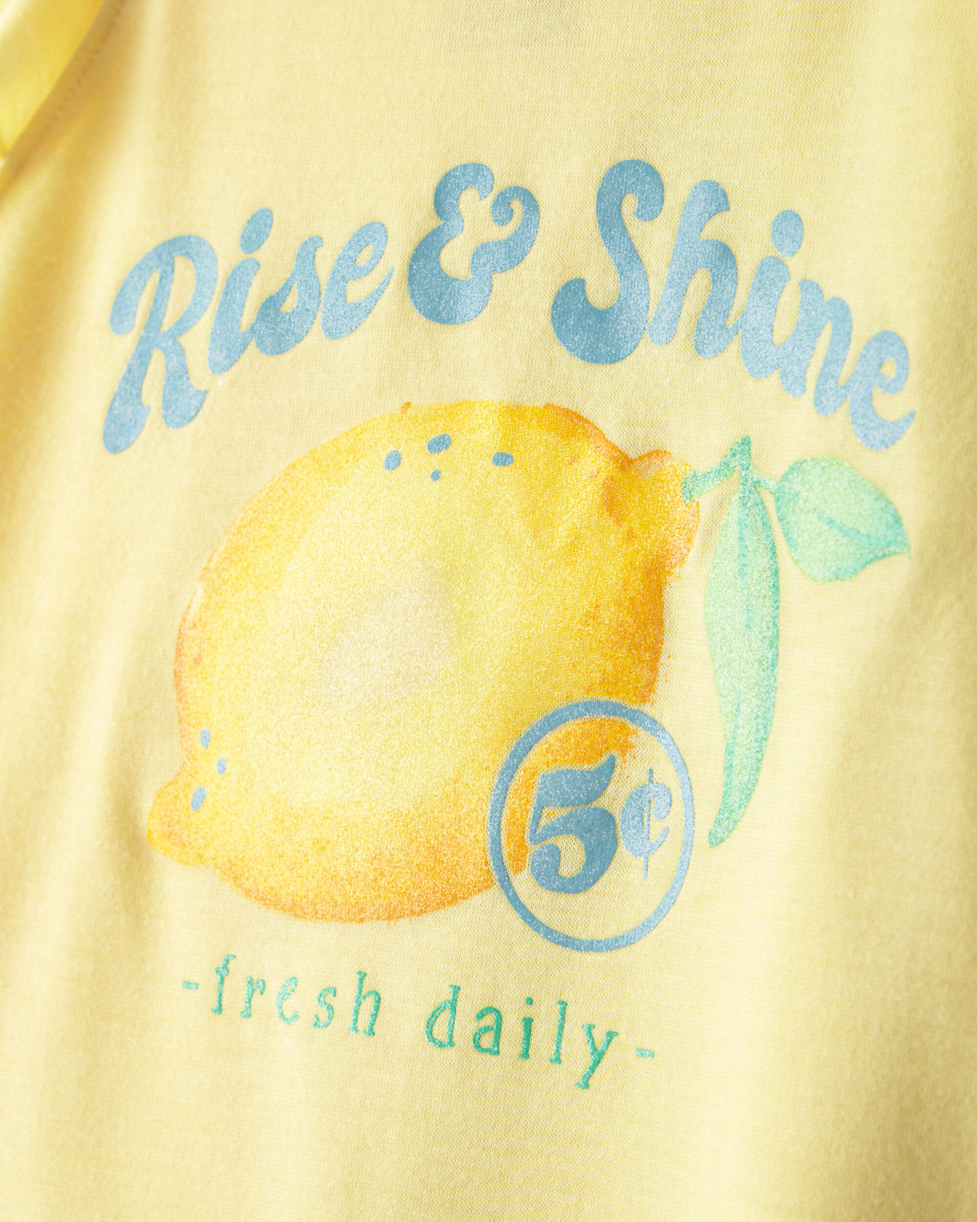Girls 2-Pack Lemon Loose Fit Night Gown - Blue/Yellow