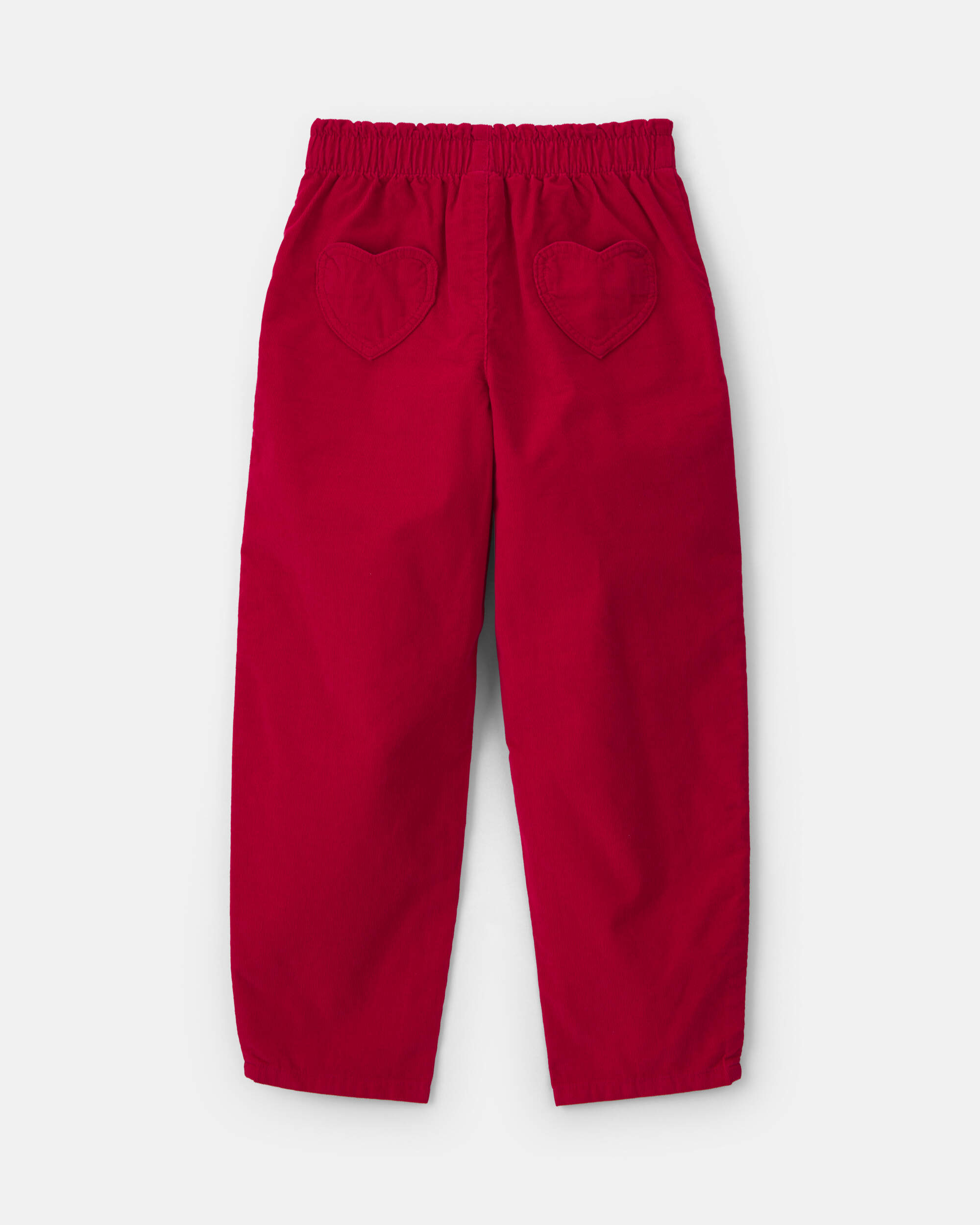 Girls Corduroy Pants - Red