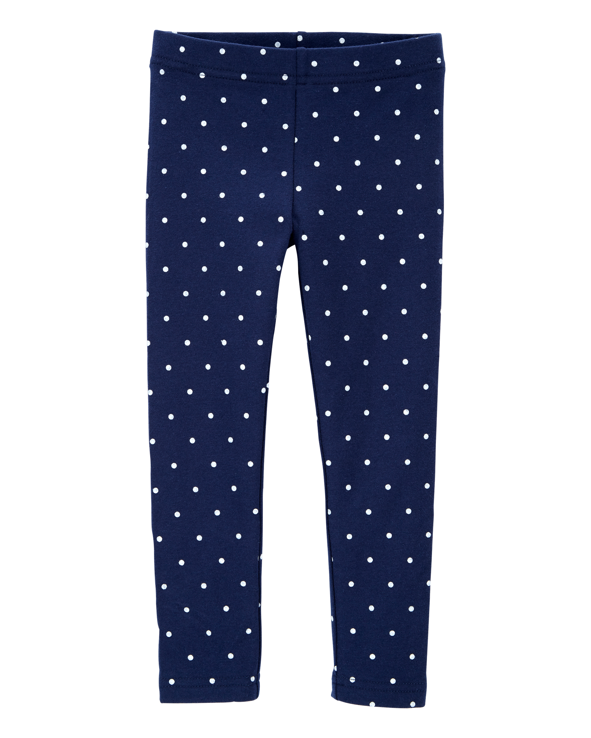 Toddler Girl Cotton Polka Dot Stretch Leggings