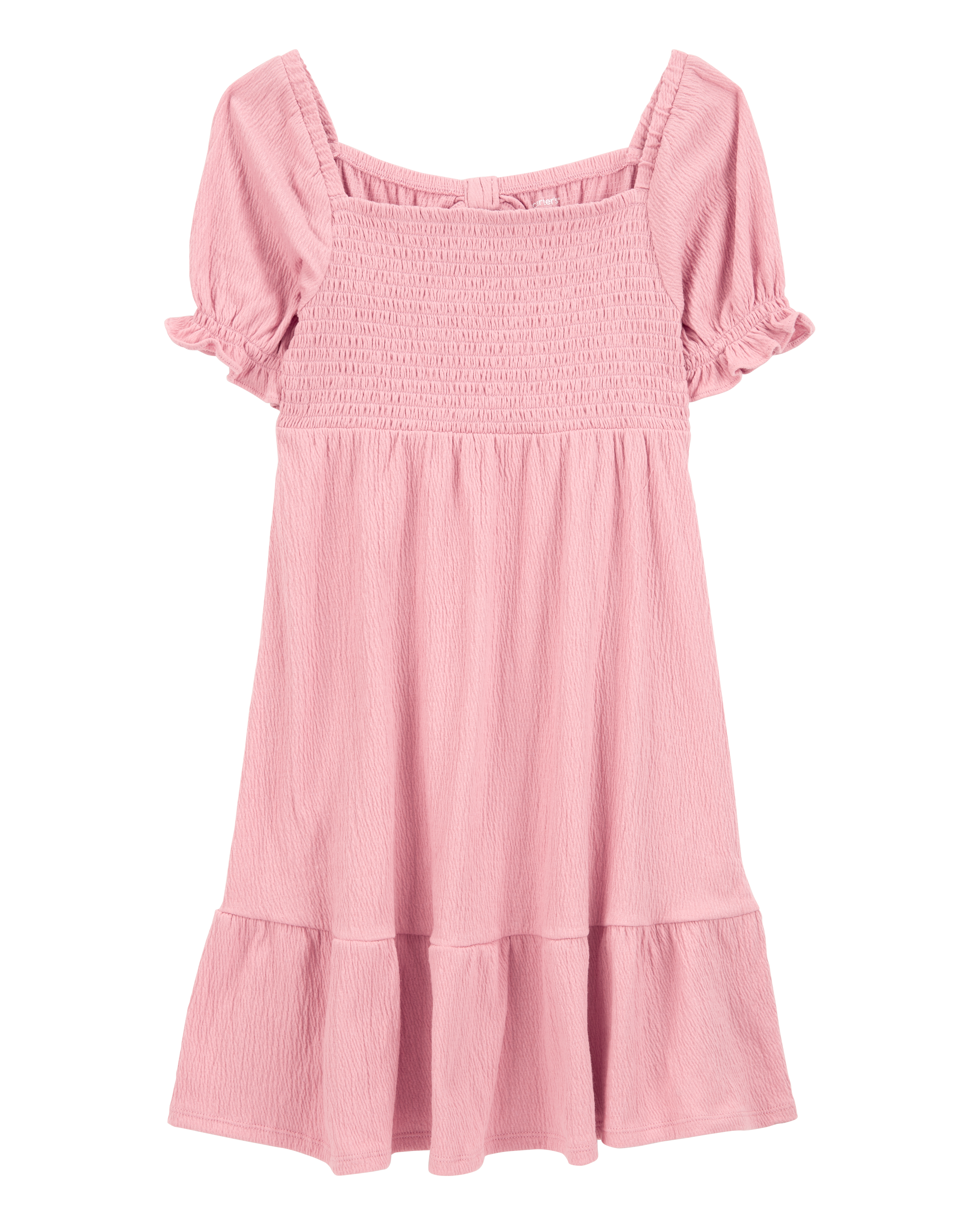 Kid Smocked Dress- Pink