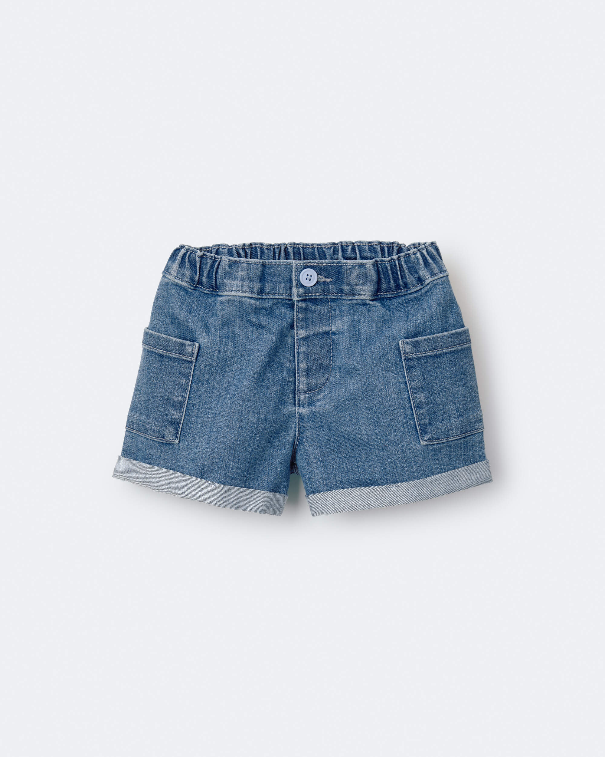 Toddler Girl Mom Short Denim