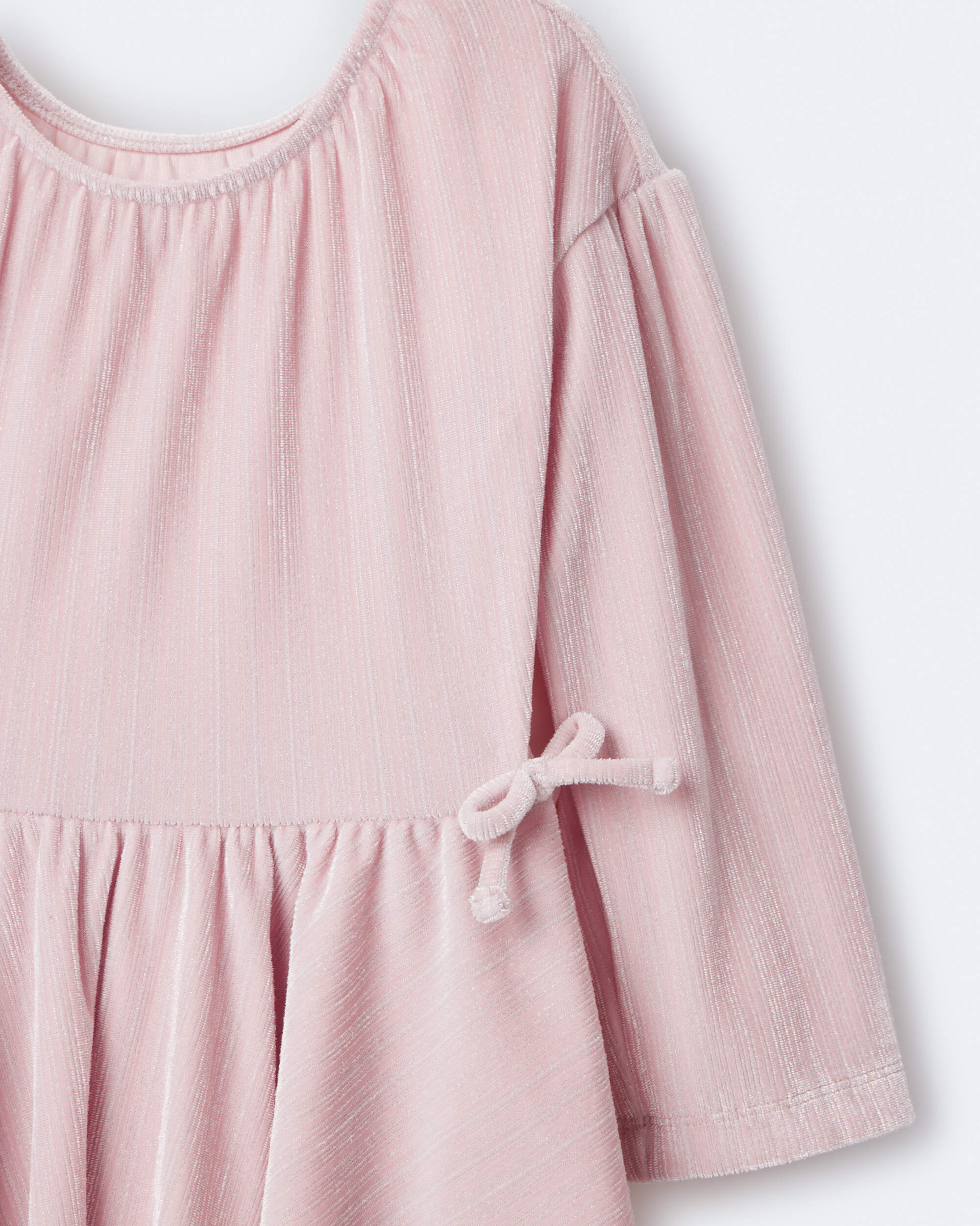 Toddler Girl Velvety Avenue Twirl™ Dress - Light Pink